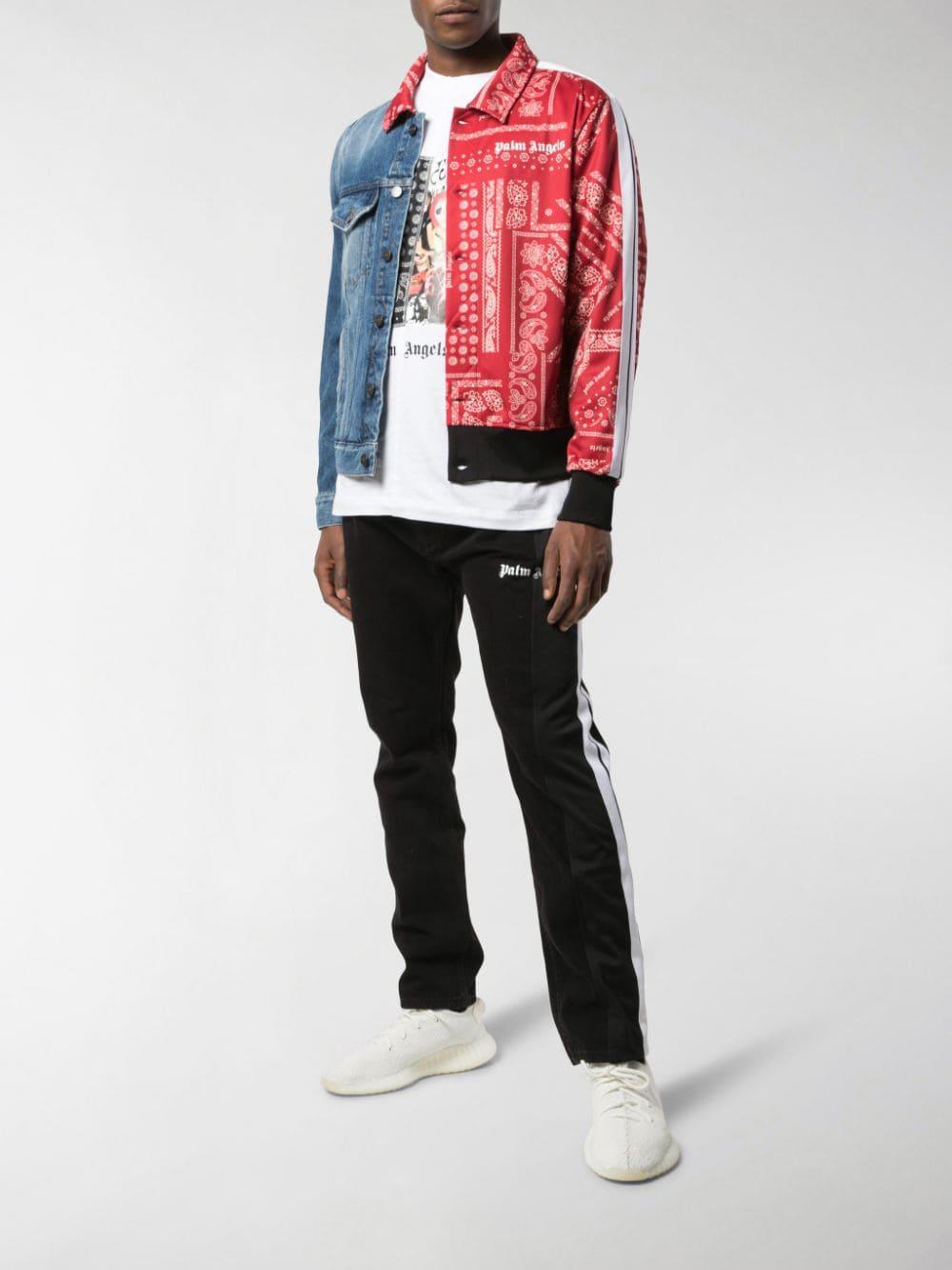 Palm Angels Patchwork Denim Jacket in 