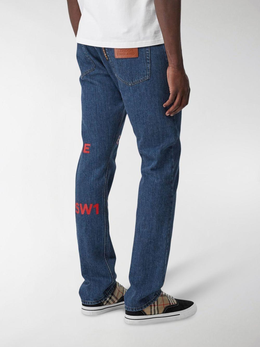 Horseferry Print Japanese Denim Jeans 