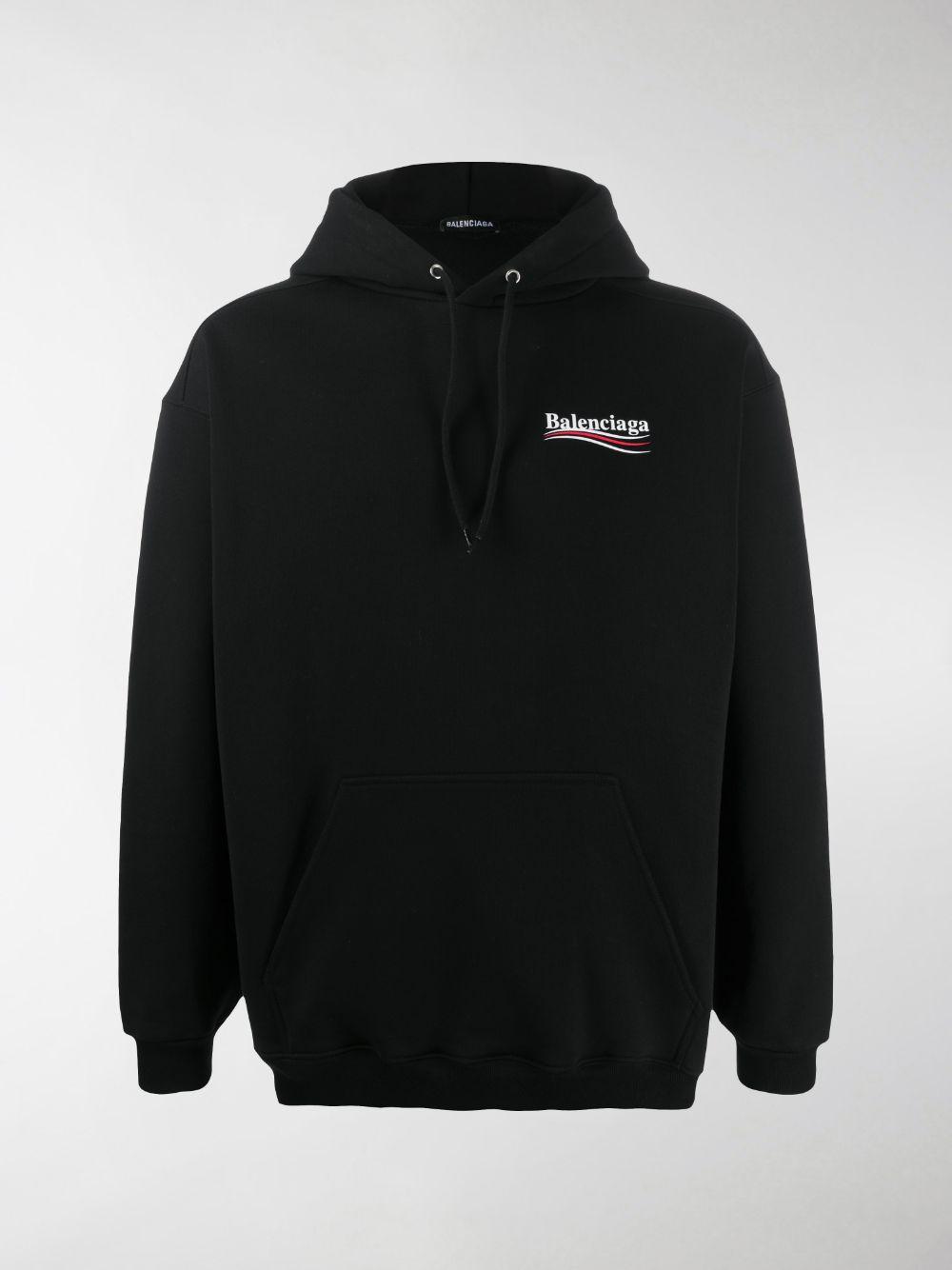 balenciaga campaign hoodie black