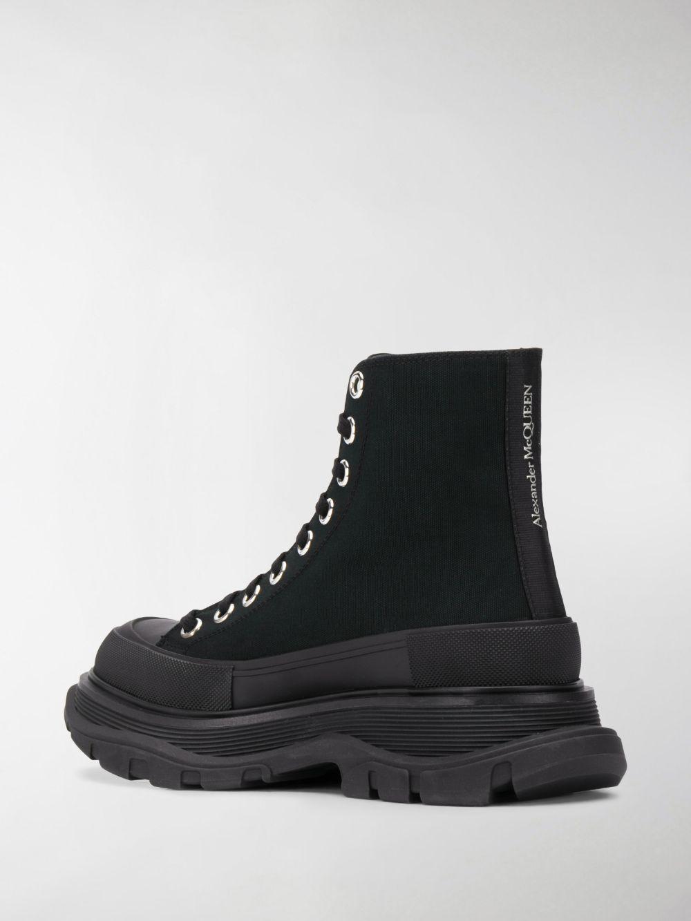 alexander mcqueen tread slick platform sneakers
