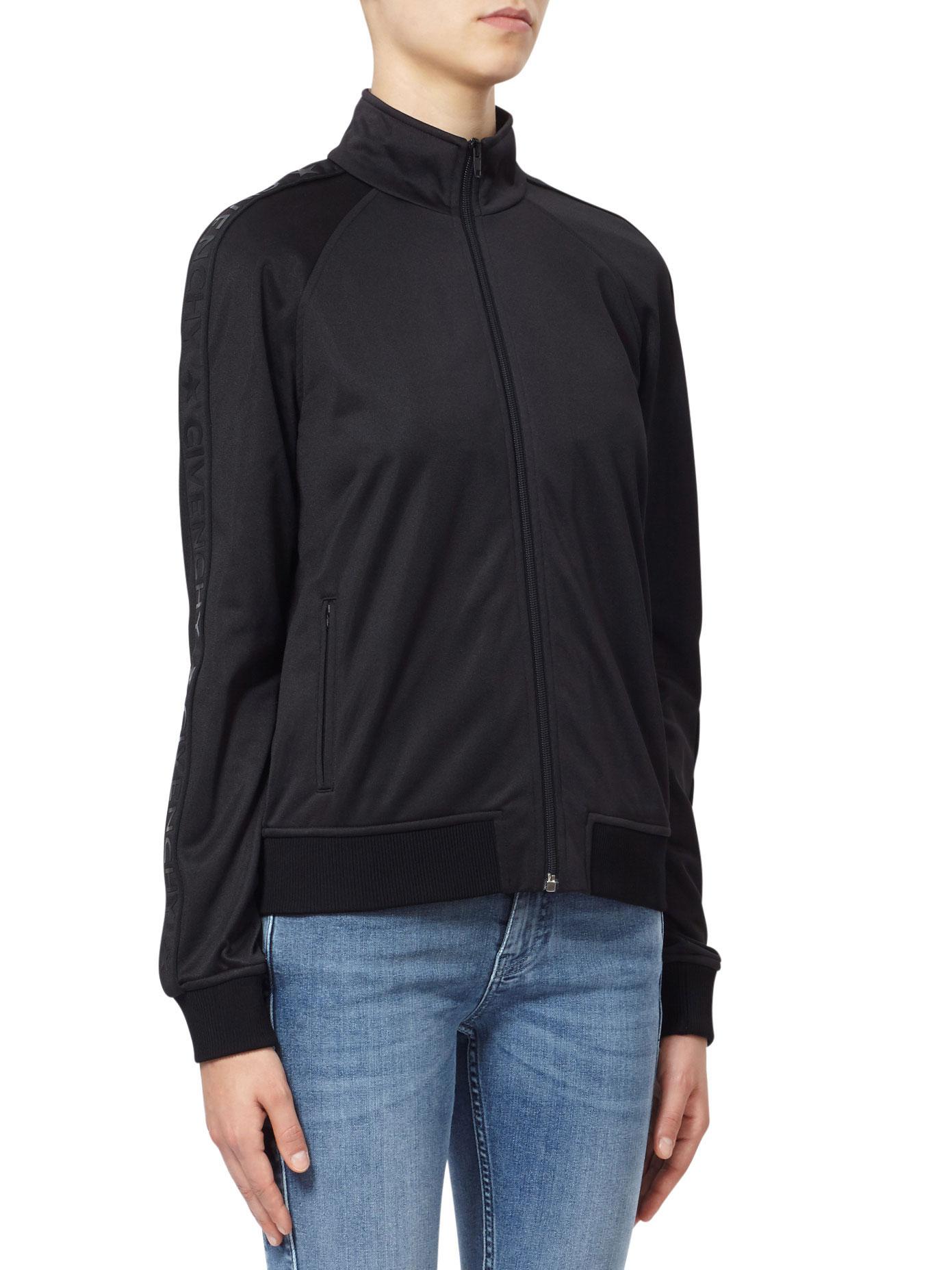 Lyst - Givenchy Logo Sleeve Tracksuit Jacket in Black