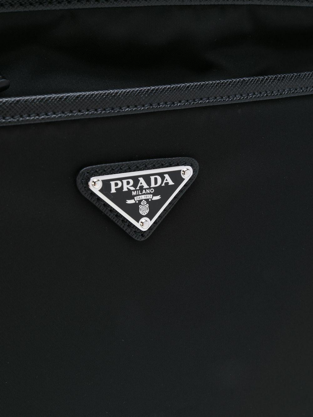 Prada Nylon Shoulder Bag in Black for Men - Lyst