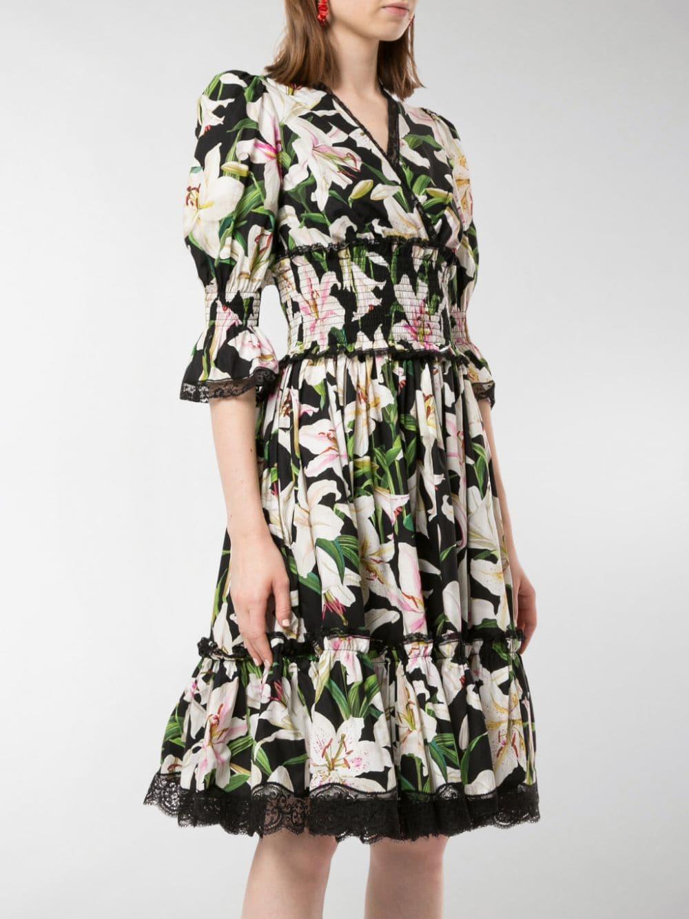 dolce and gabbana lily print