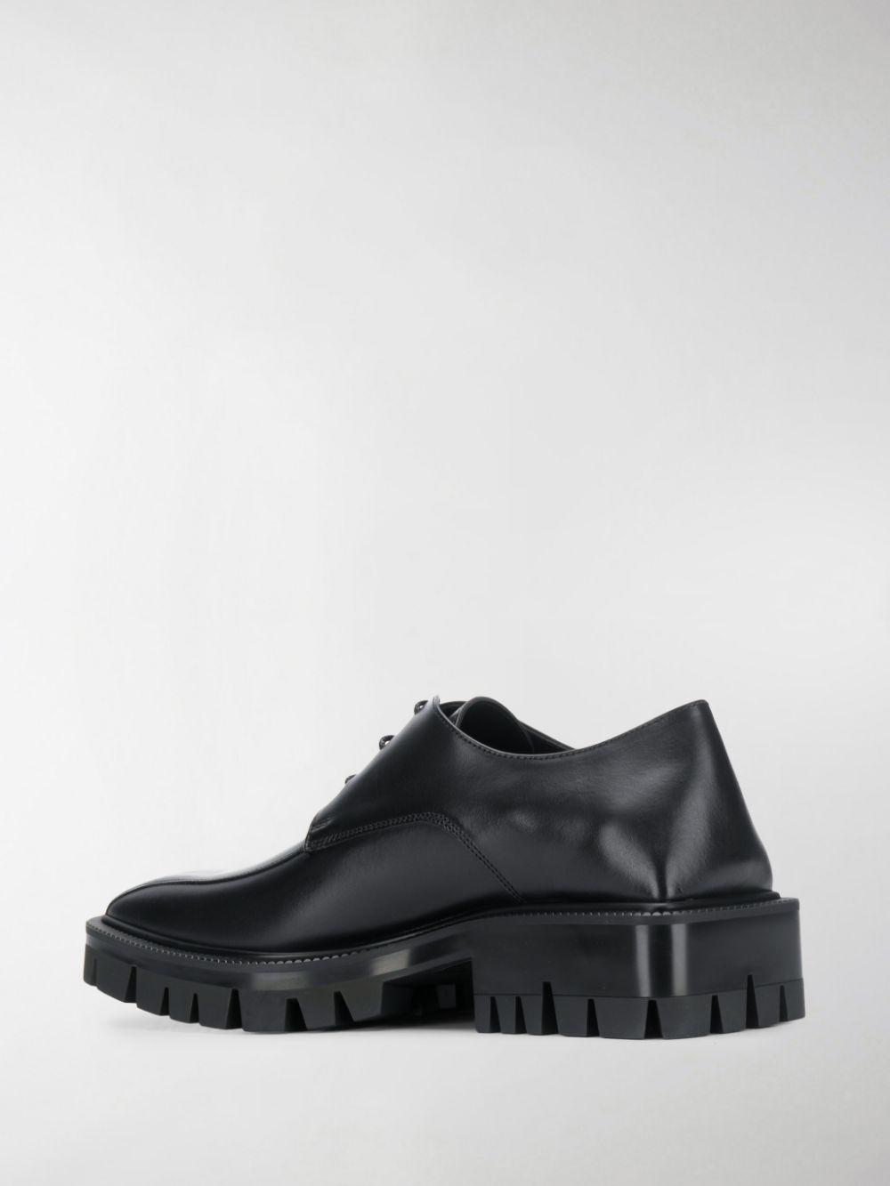 balenciaga derby buckle shoe