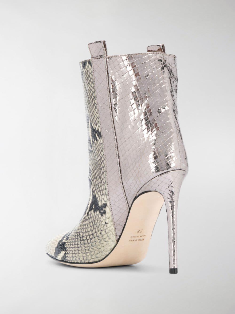 paris texas python ankle boots