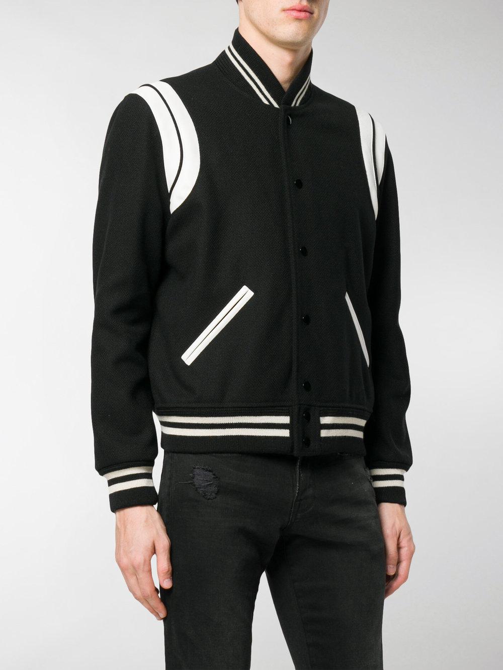 Saint Laurent Wool Classic Teddy Jacket in Black for Men - Save 22% - Lyst