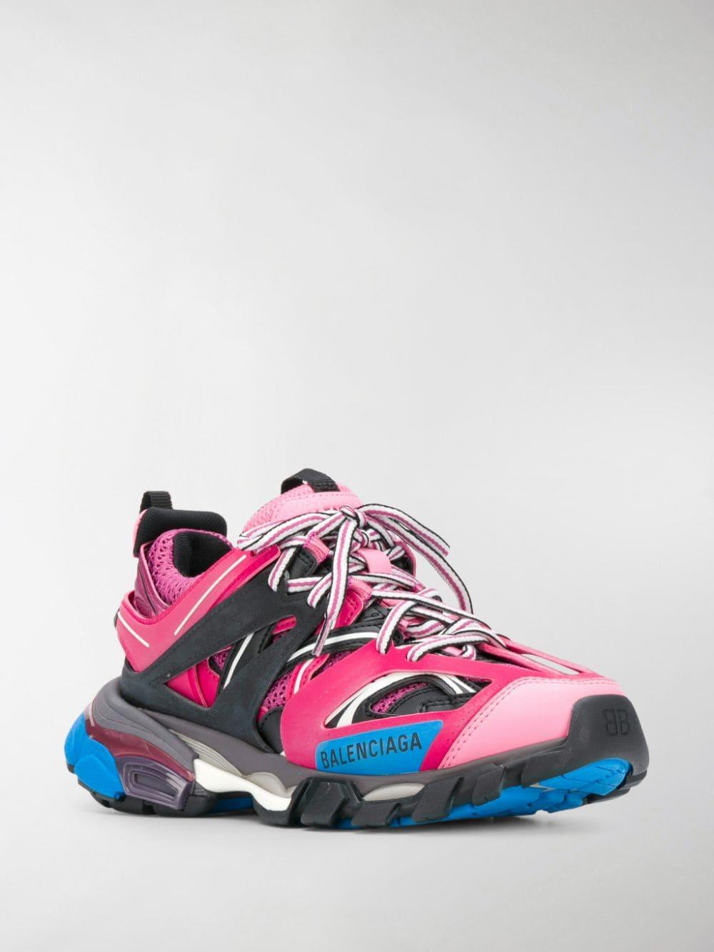 Balenciaga Track Sneakers in Pink - Lyst