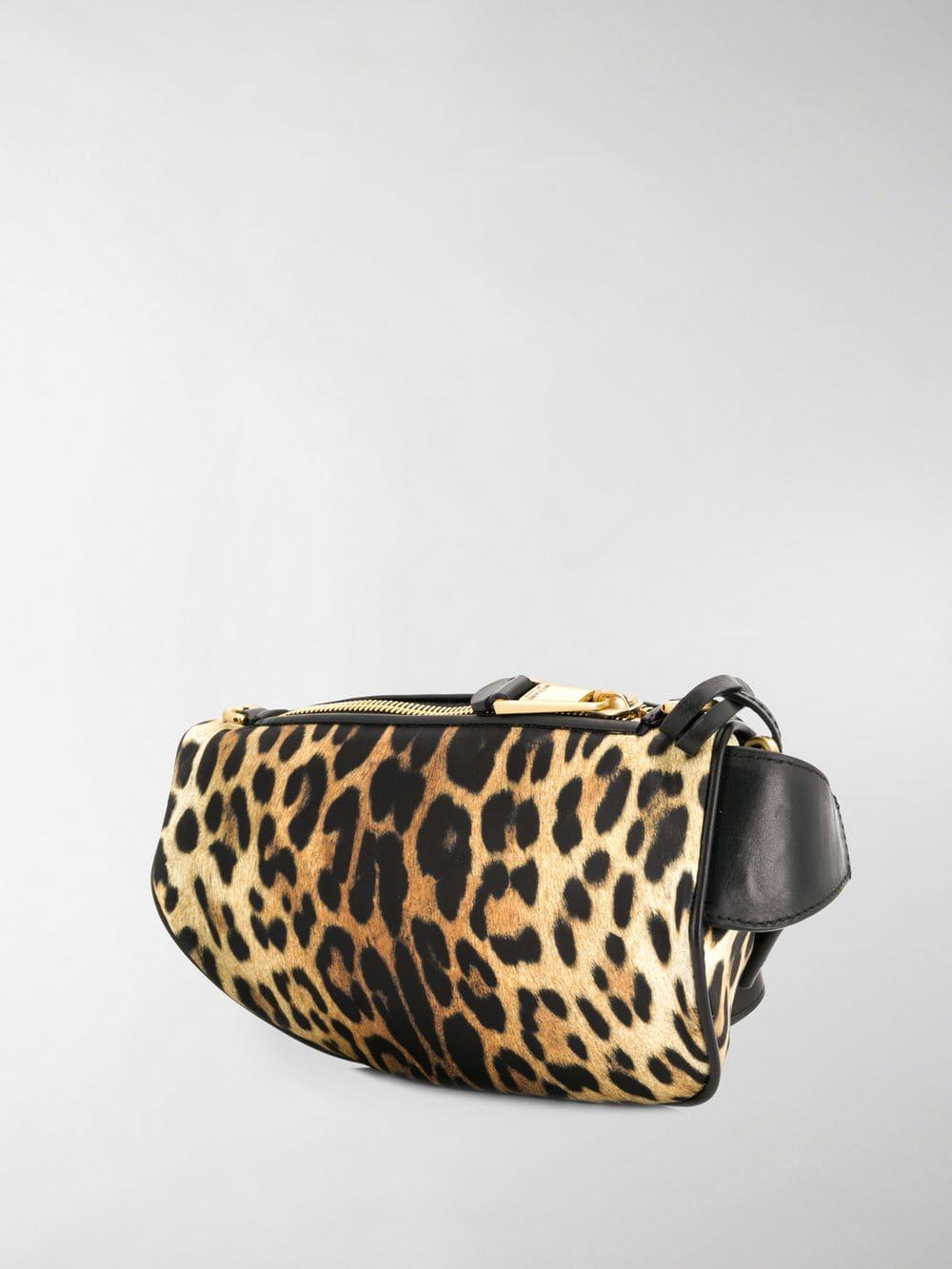 moschino leopard print bag
