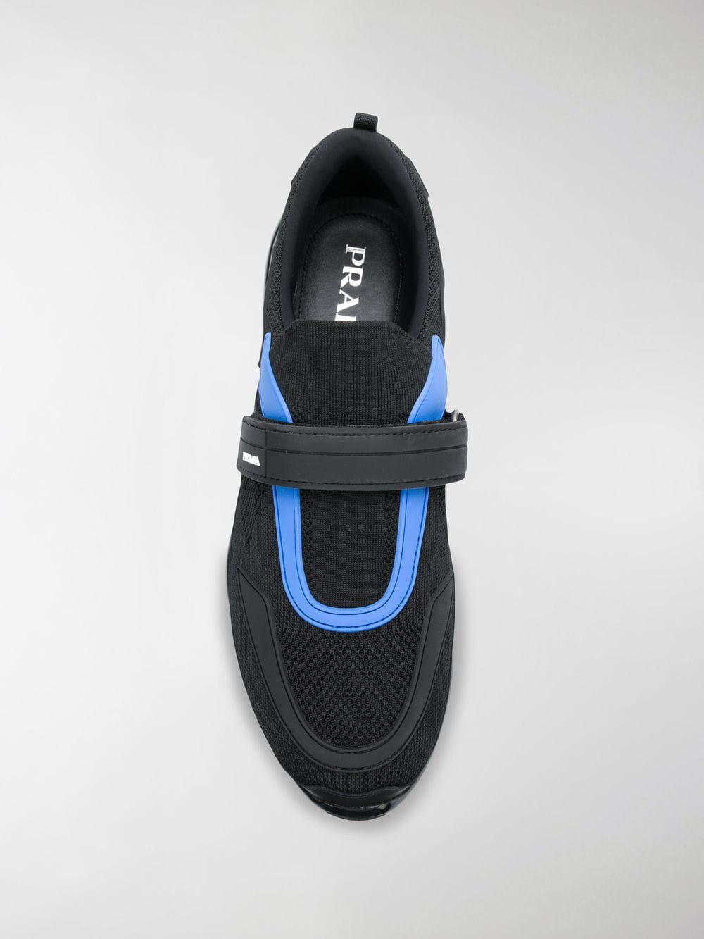 prada cloudbust black and blue