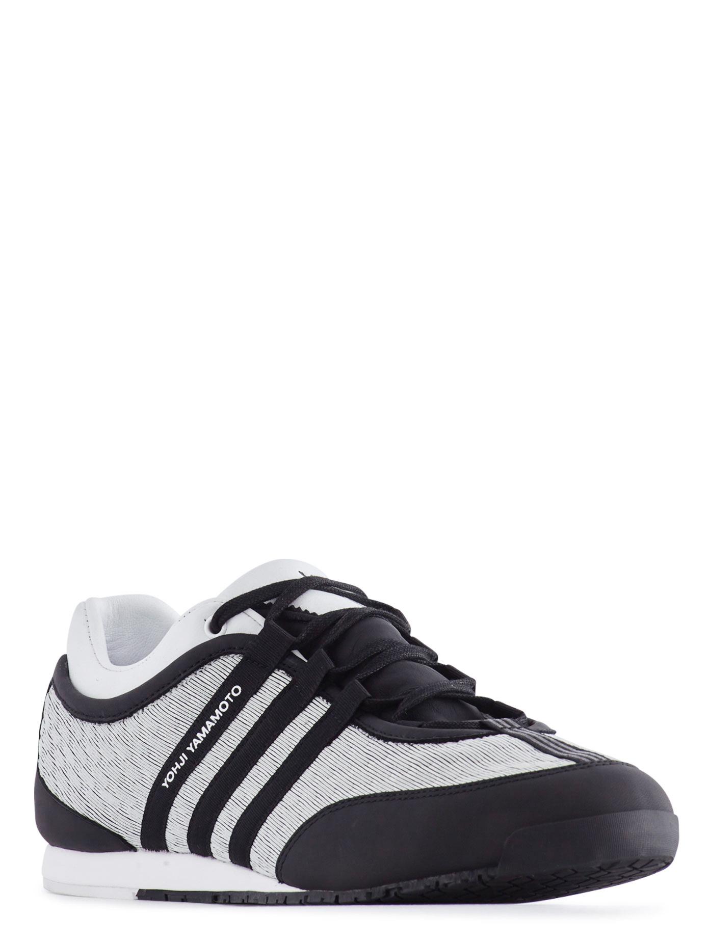Y-3 Leather Y3 Boxing Sneakers in Black White (Black) for Men - Lyst