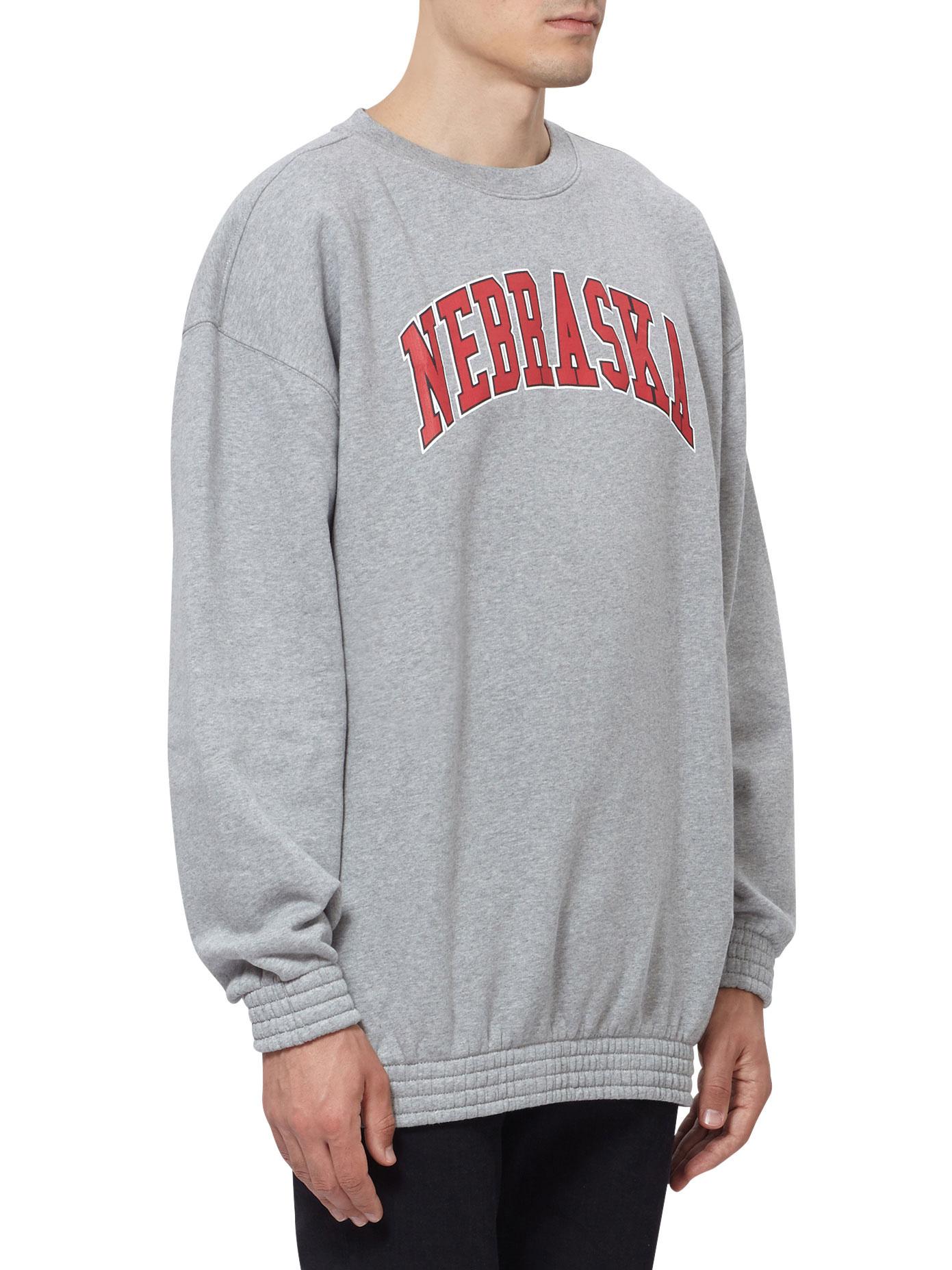 nebraska hoodie off white