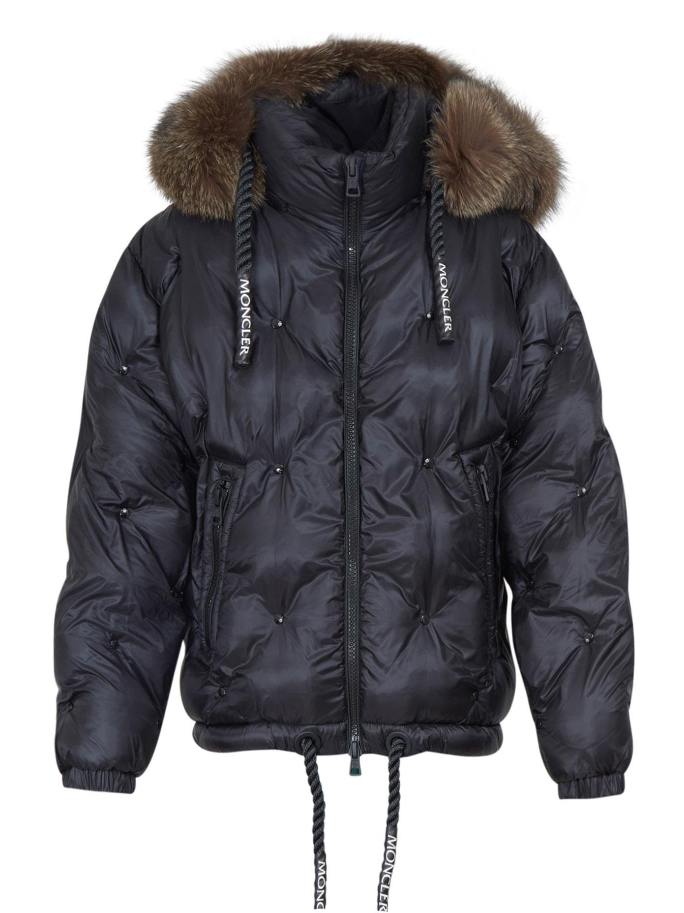 moncler fur collar jacket