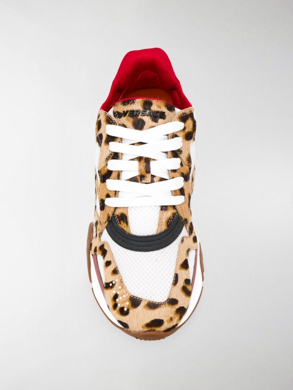 versace leopard print sneakers