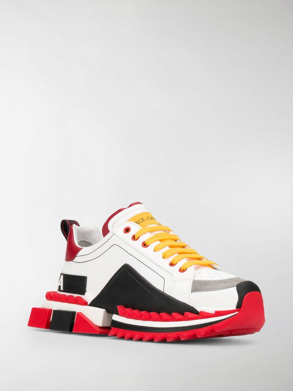 dolce and gabbana super king sneakers on feet