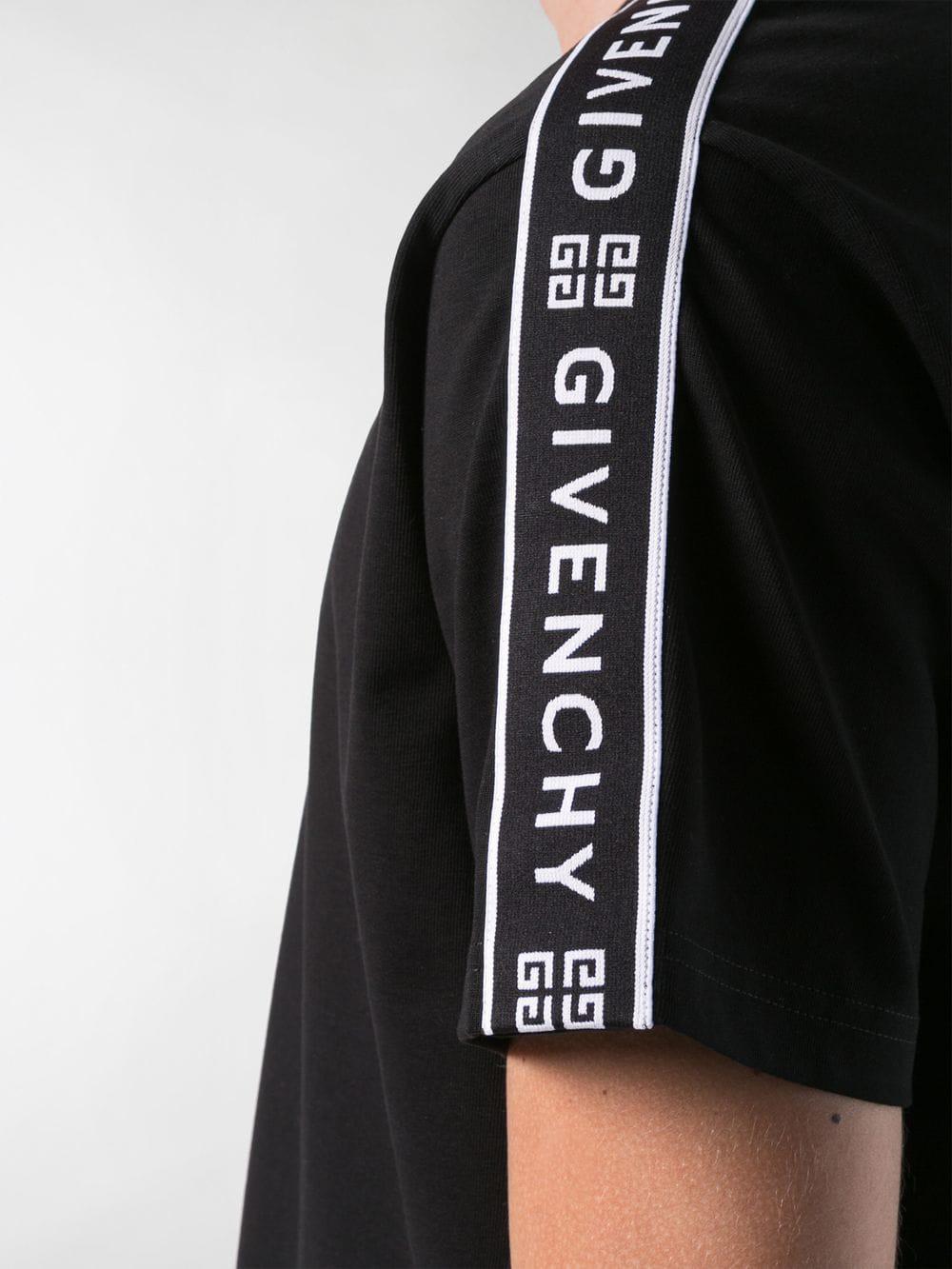 Givenchy Cotton 4g Webbing T-shirt in Black for Men - Lyst