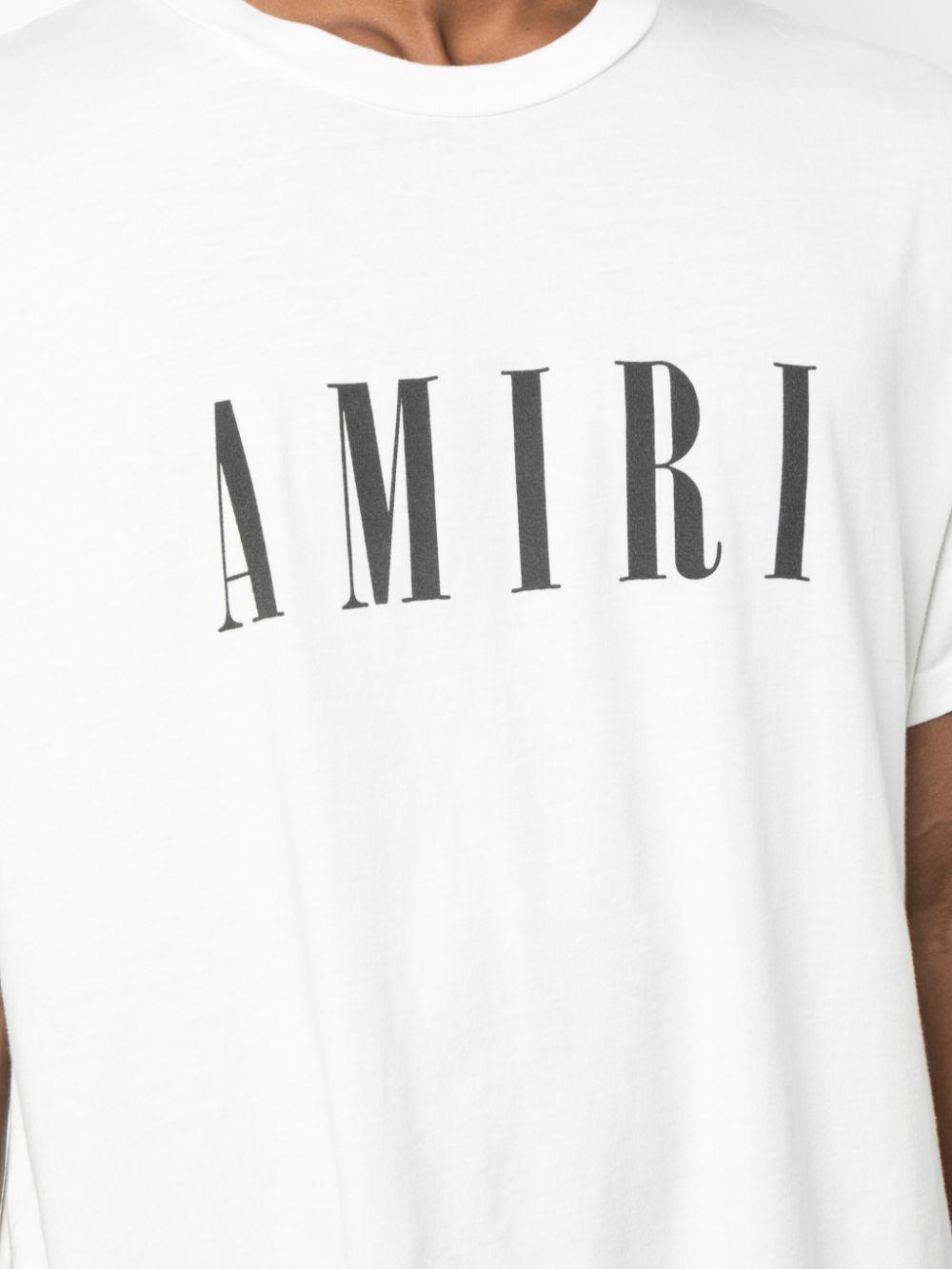 Amiri Cotton Logo Print T-shirt in White for Men - Lyst