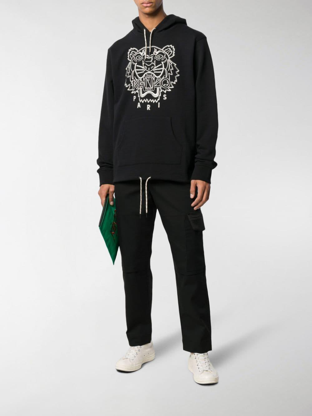 コンビニ受取対応商品 Blanket Stitch Tiger Boxy Hoodie 期間限定 半額以下