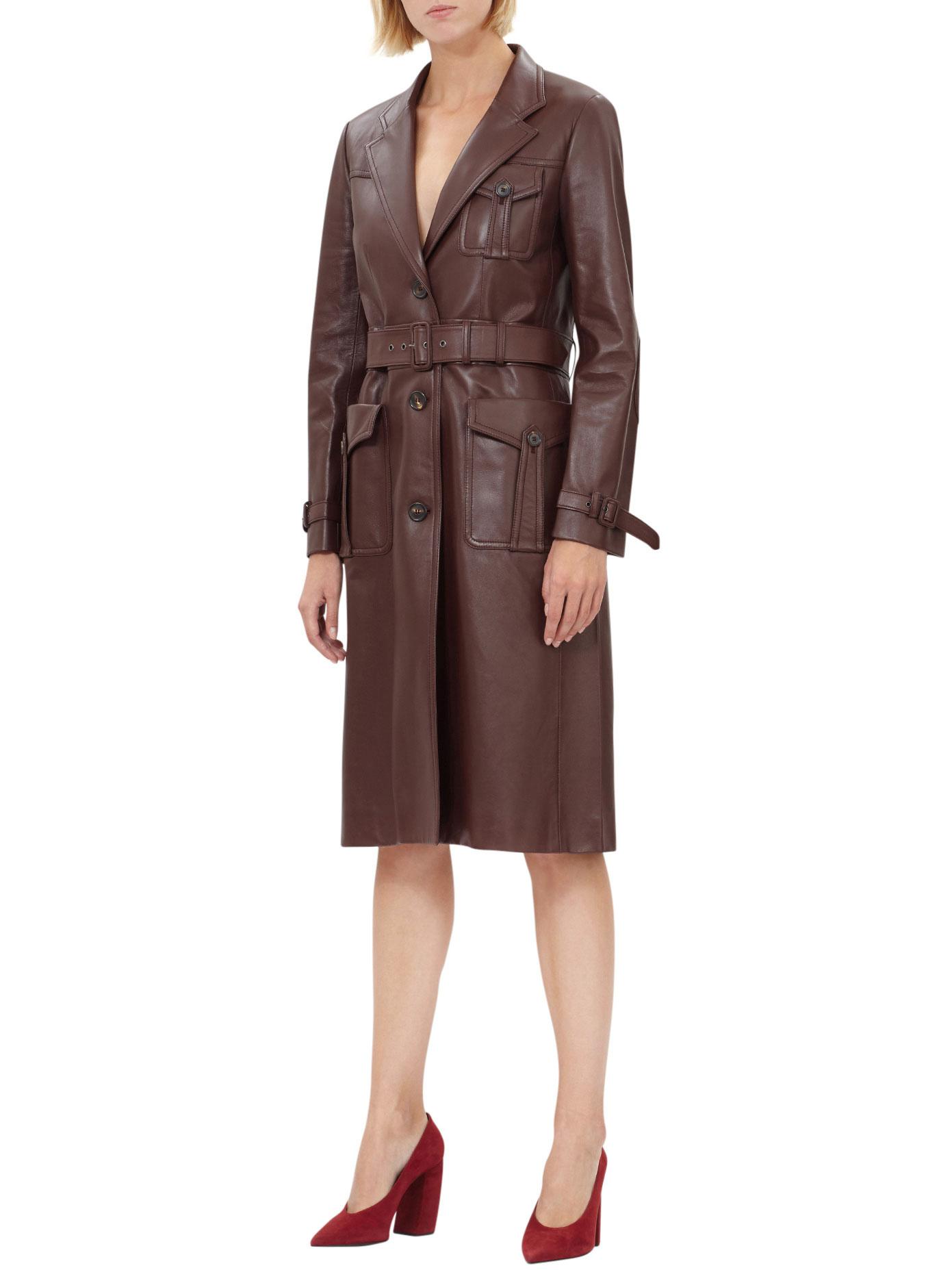 COACH Leather Trench Lyst | lupon.gov.ph