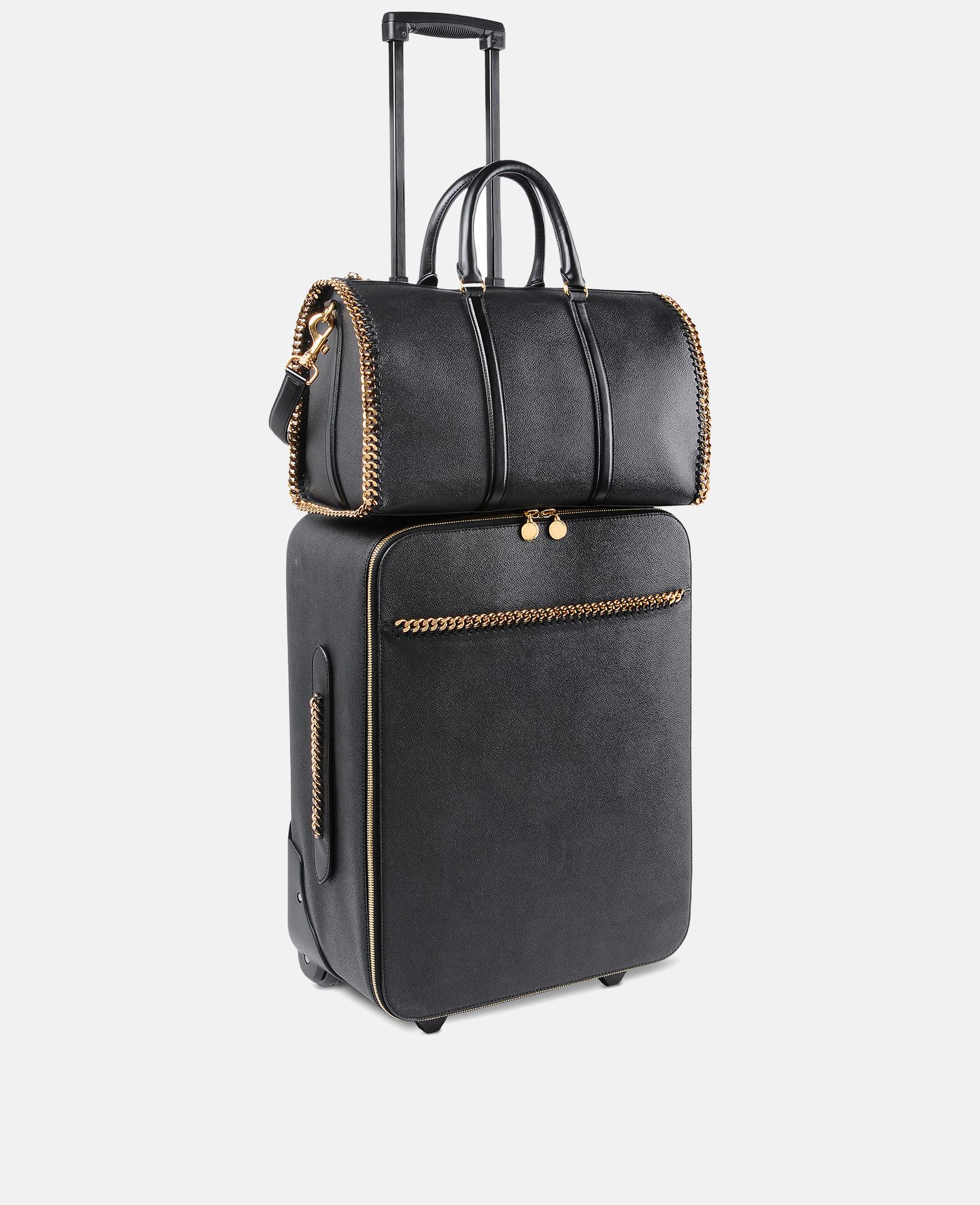 Stella McCartney Leather Falabella Travel Bag in Black | Lyst