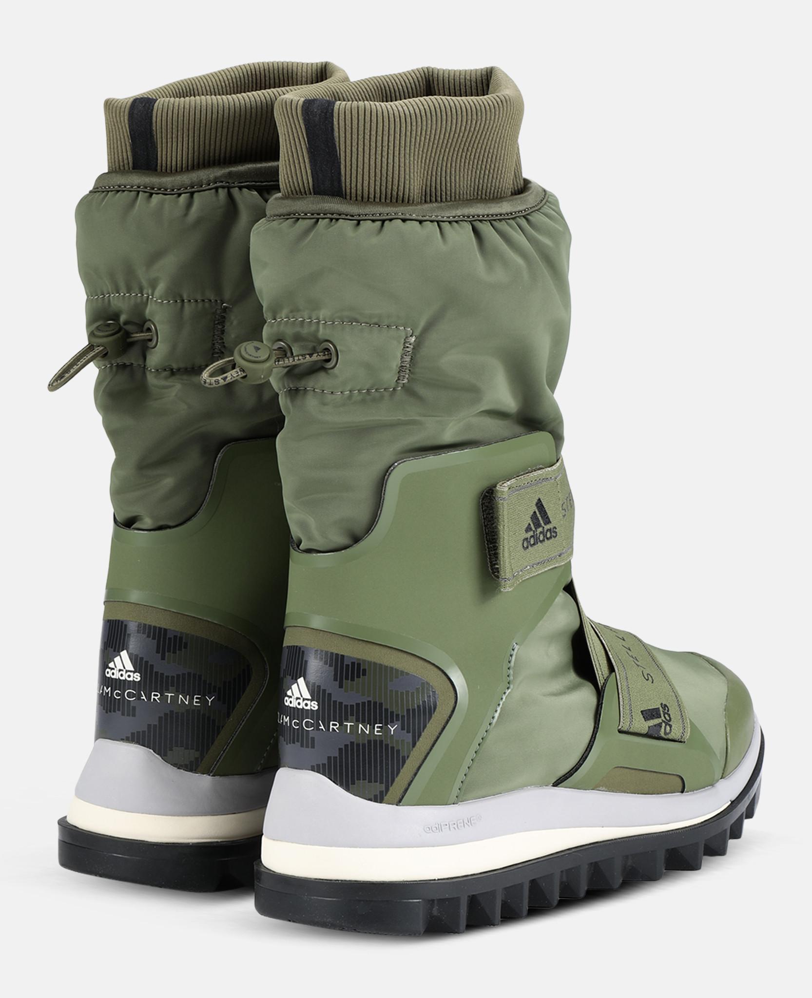 adidas By Stella McCartney Logo Snow Boots in Green Lyst