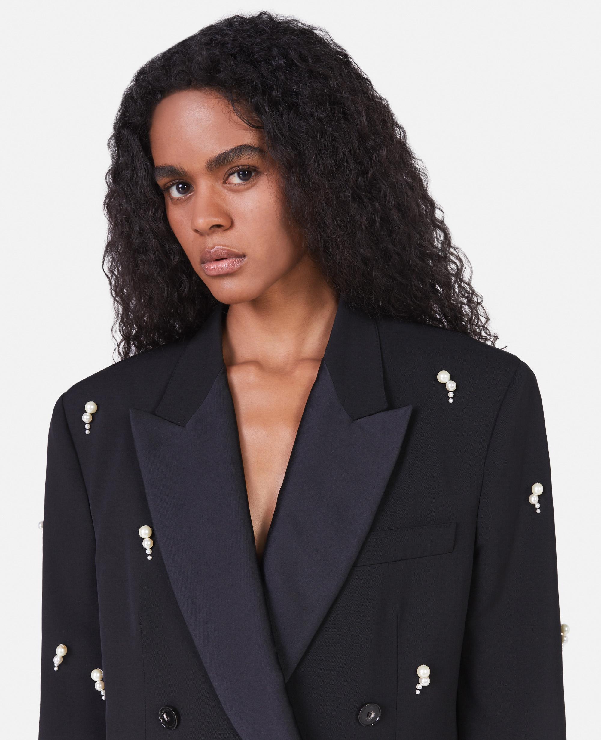 Stella McCartney Pearl Embroidery Oversized Double breasted Blazer