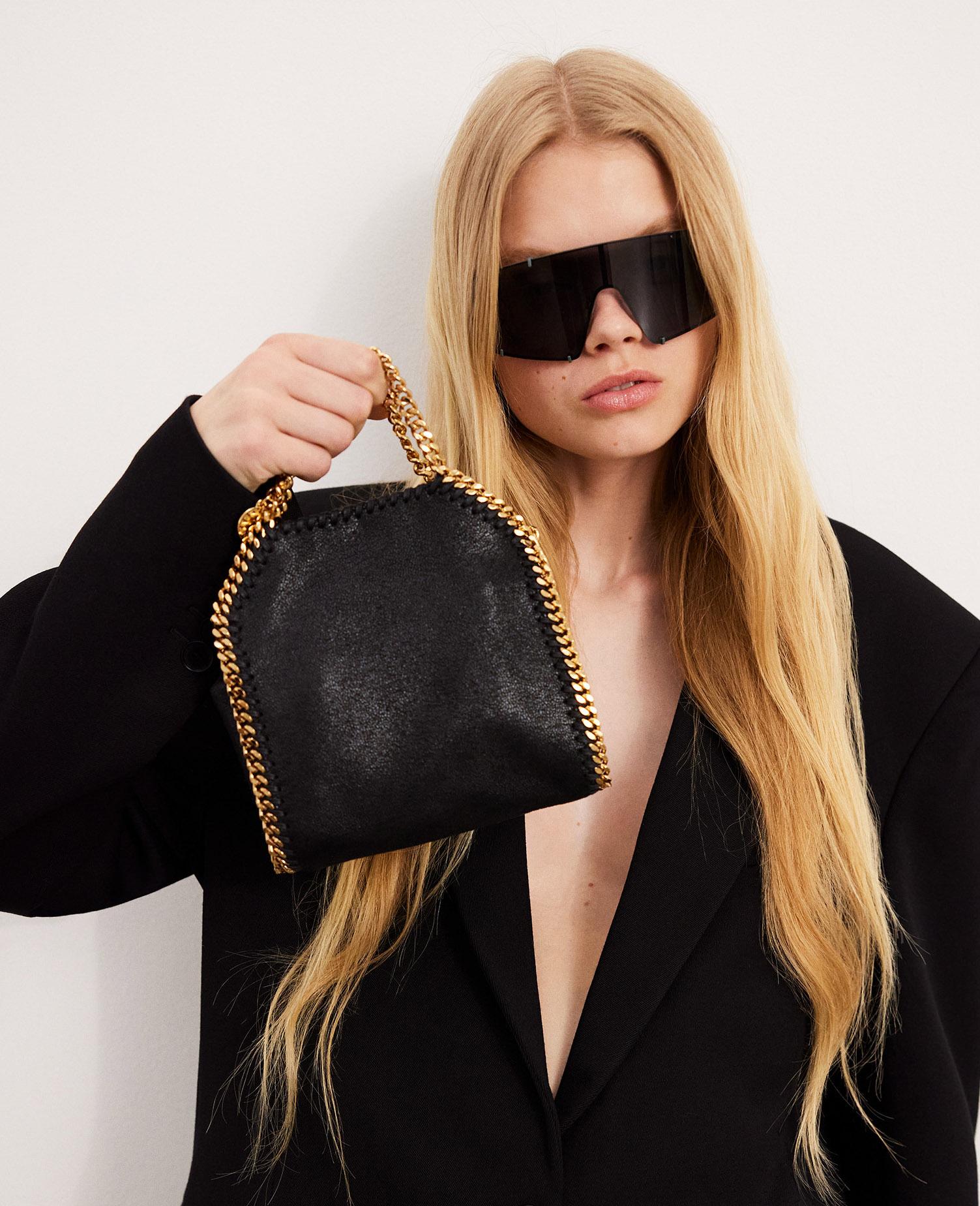 Stella McCartney Falabella Tiny Tote Bag in Blue | Lyst