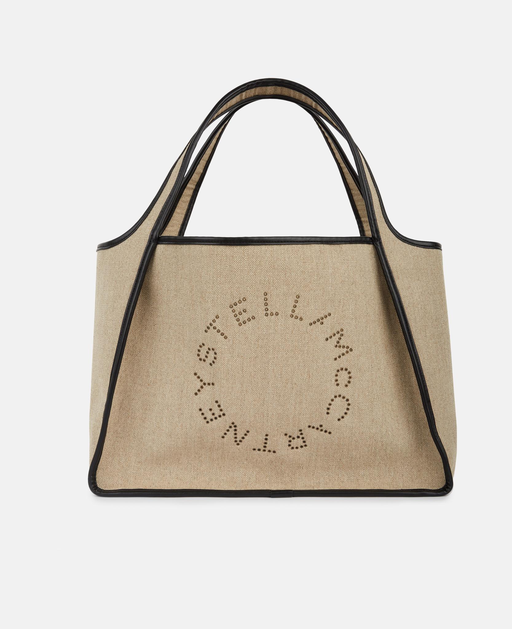 Stella McCartney Canvas Stella Logo Tote Bag in Beige (Natural) - Lyst