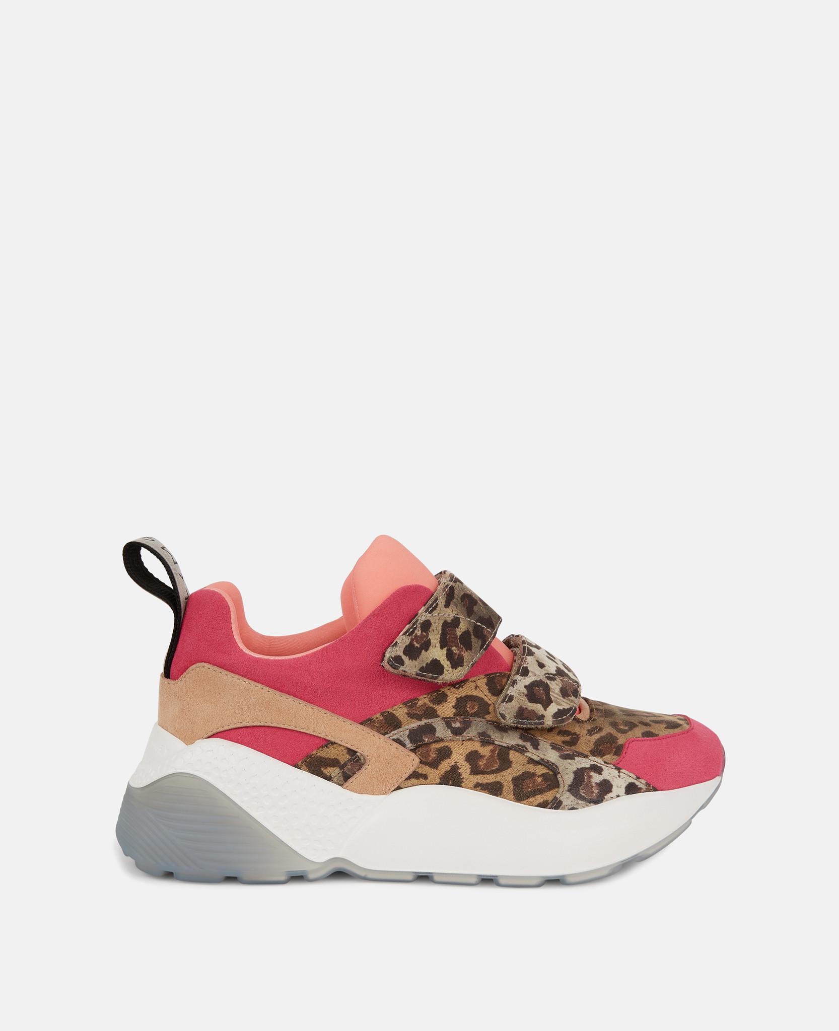 stella mccartney eclypse leopard sneakers