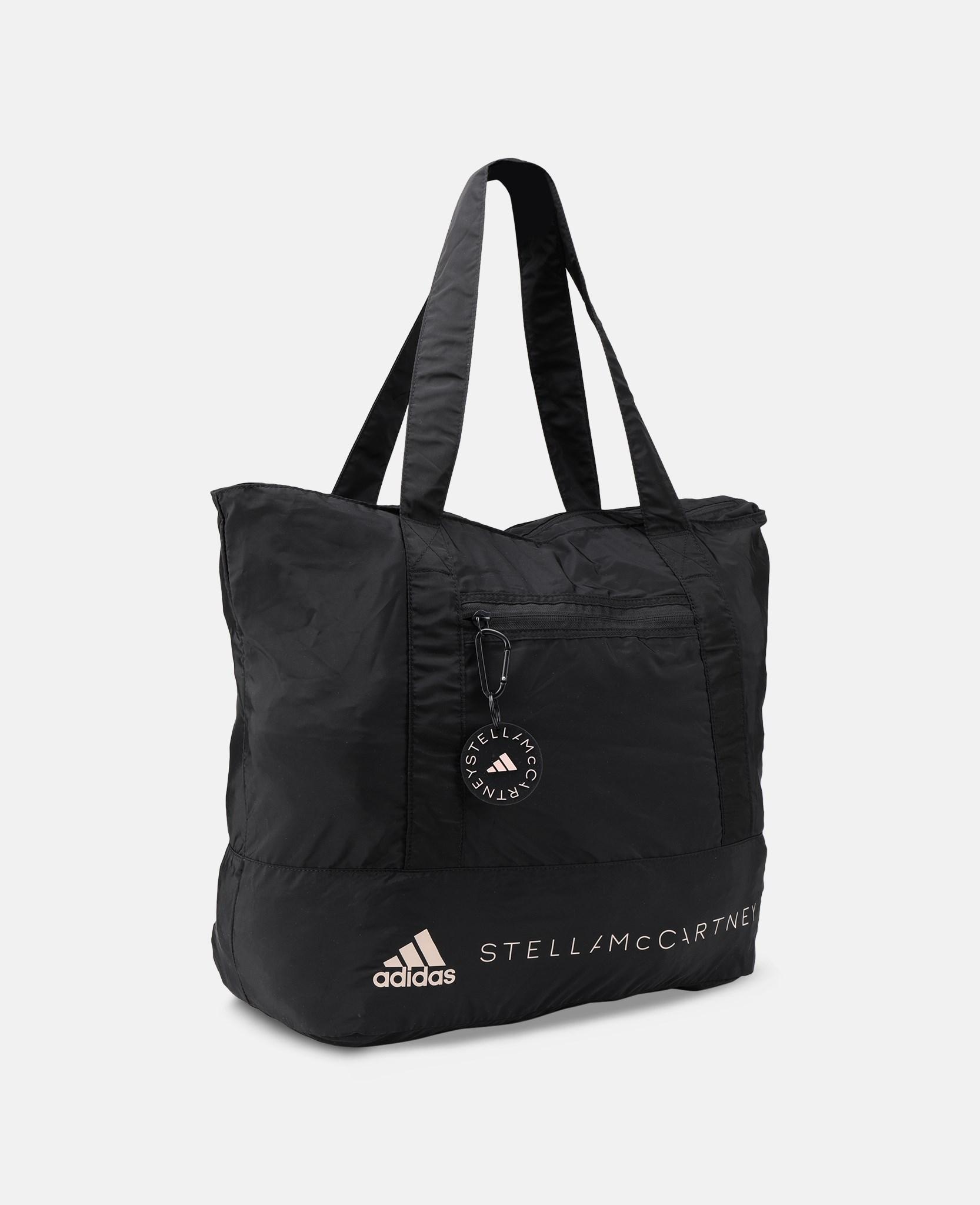 adidas By Stella McCartney Synthetic Black Printed Tote Bag - Lyst