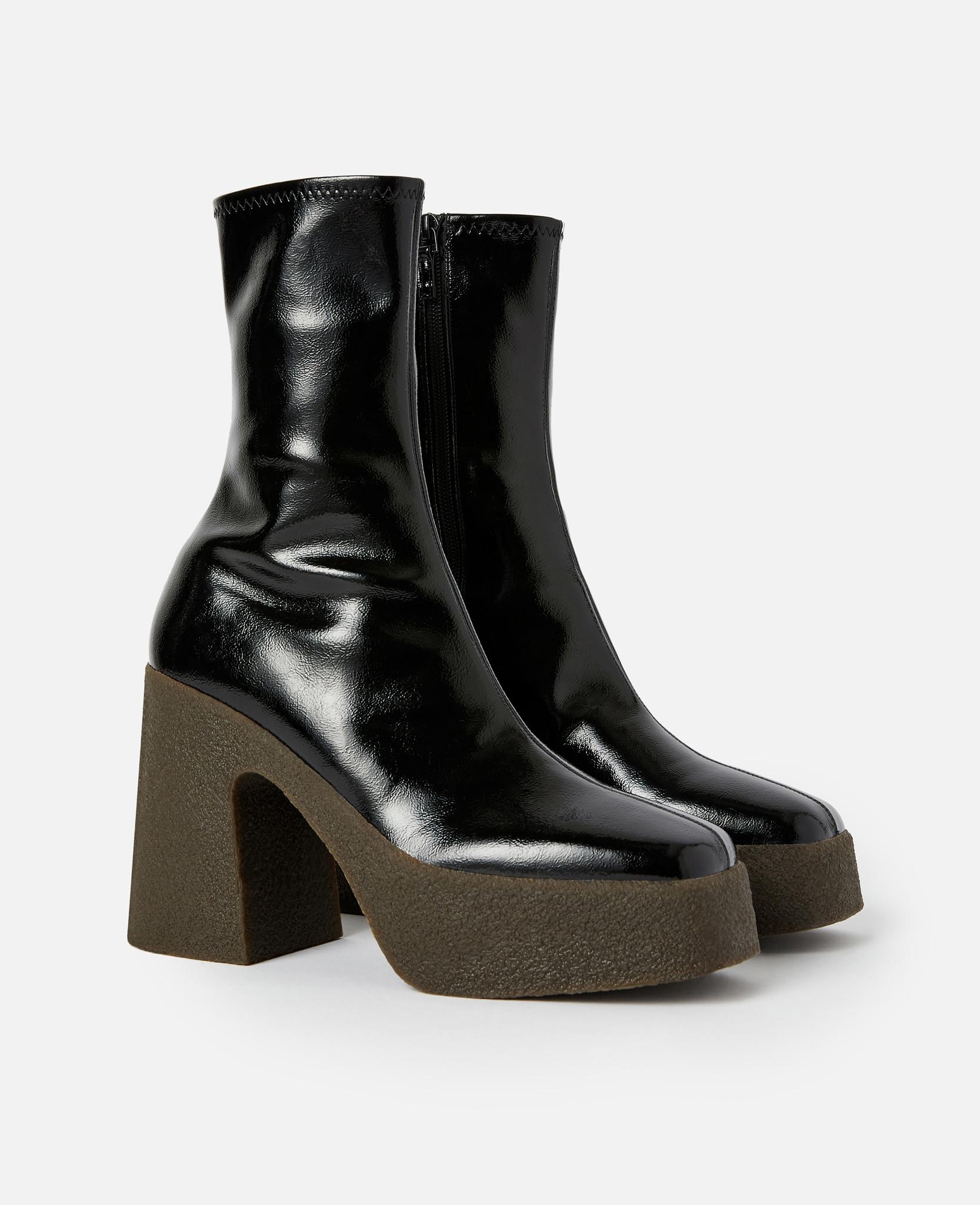 Stella McCartney Chunky Ankle Boots in Black - Lyst