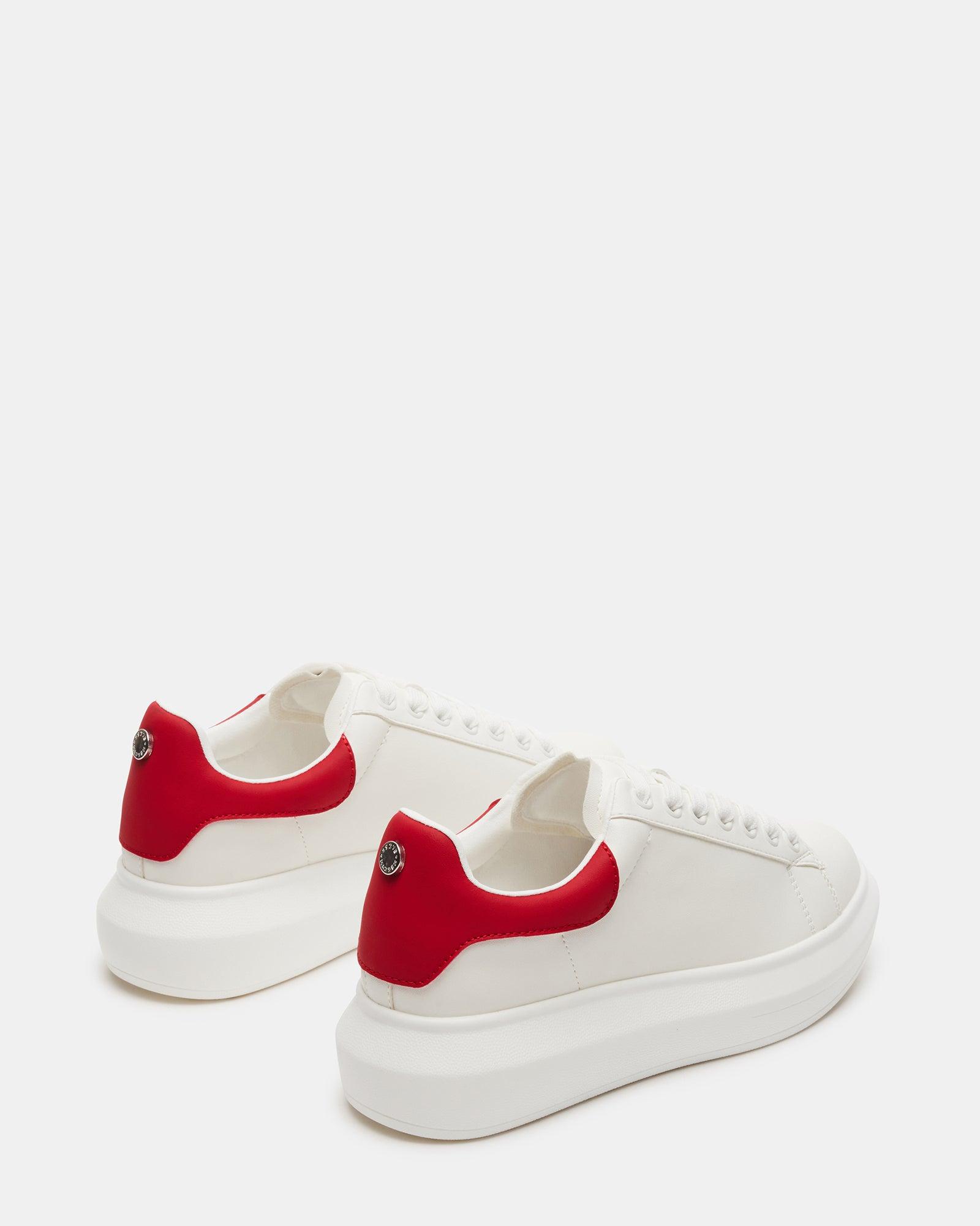 【Steve Madden】 GASP RED WHITE Steve Madden Gasp in White | Lyst Canada
