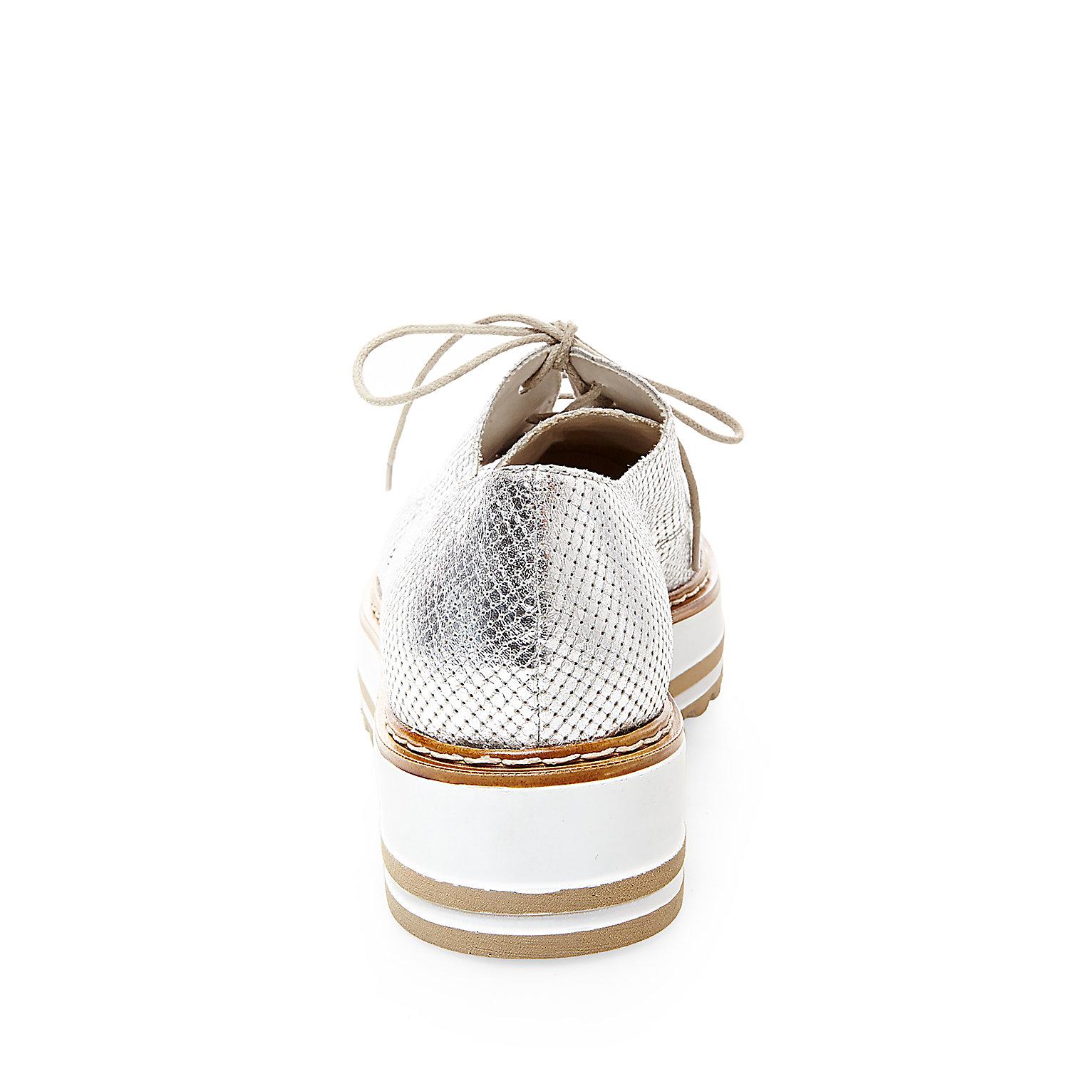 steve madden vassar silver platform sneakers