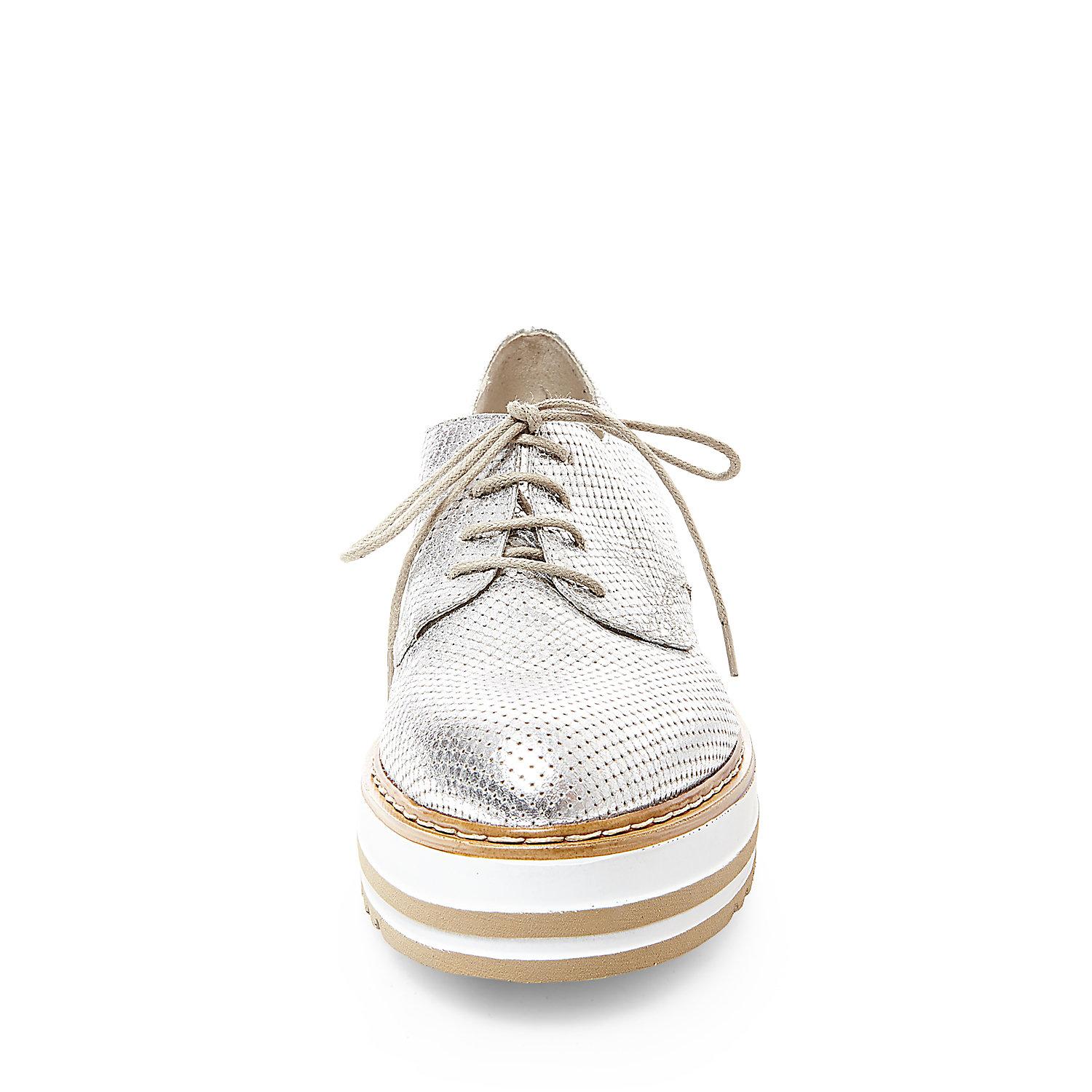 steve madden vassar silver platform sneakers