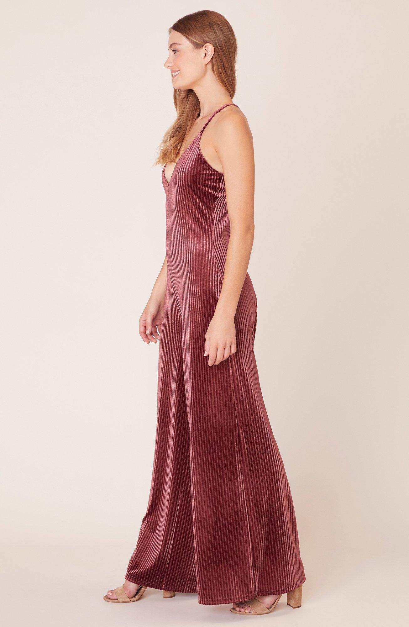 bb dakota velvet jumpsuit