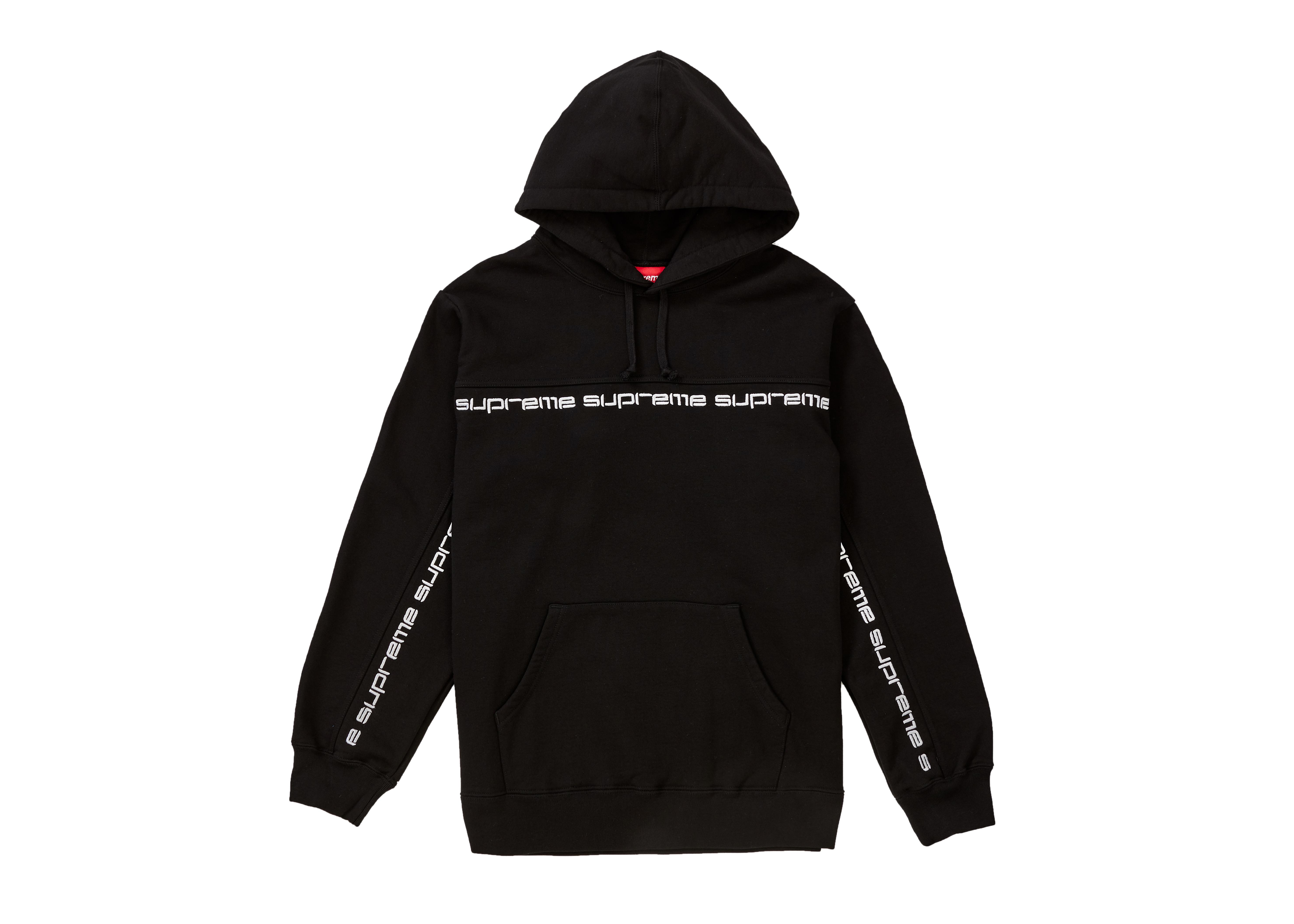 Supreme Text Stripe Hooded Sweatshirt Flash Sales, UP TO 68% OFF 