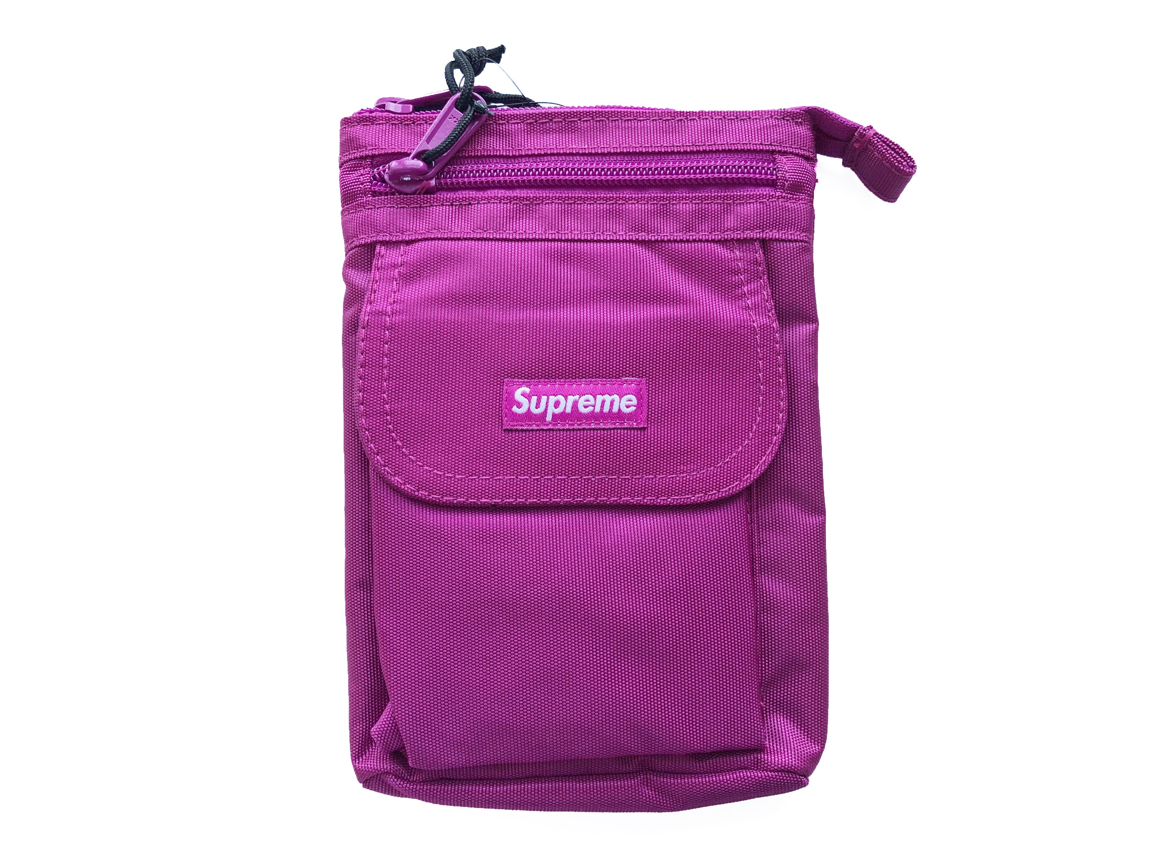 supreme purple shoulder bag