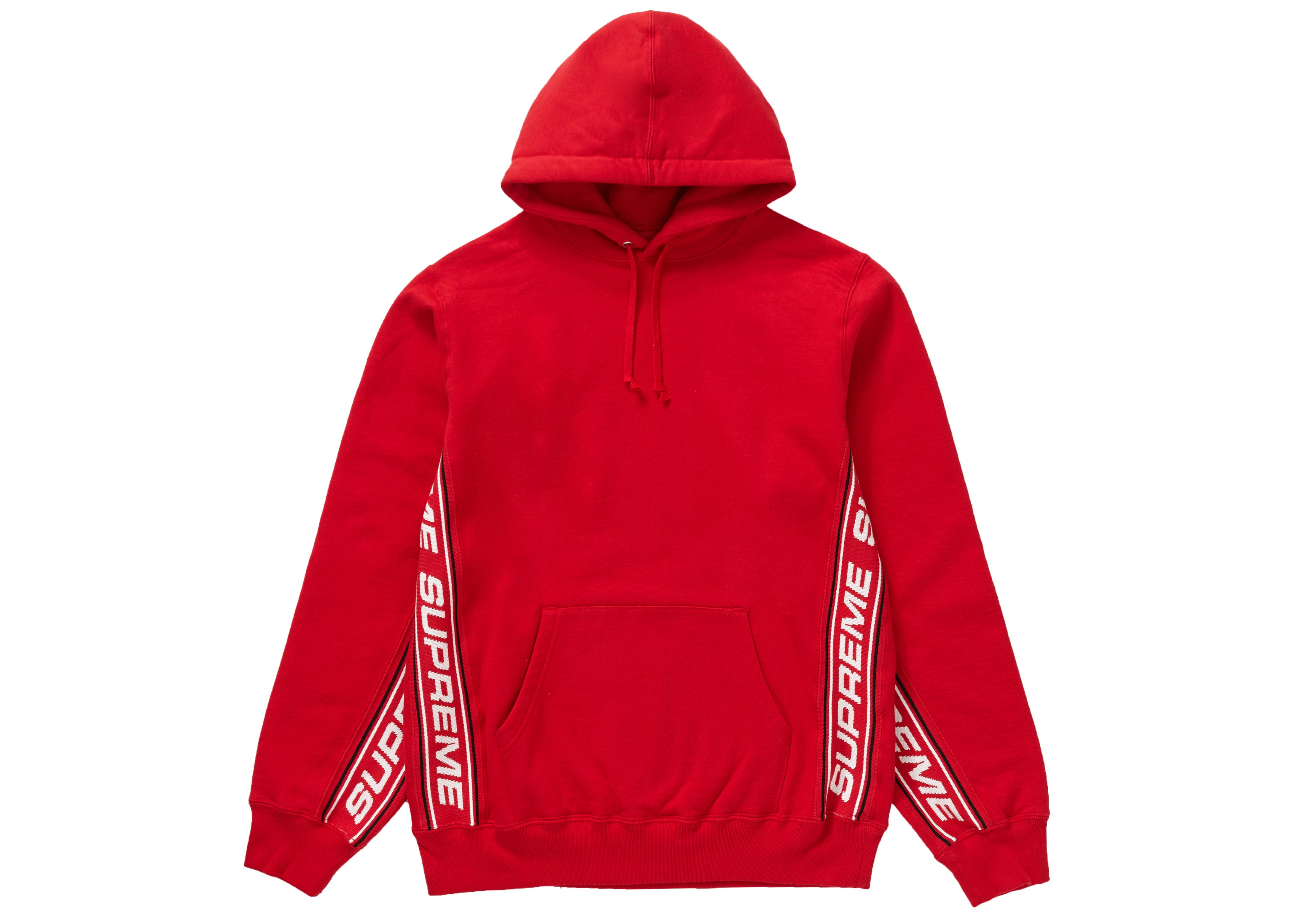 text rib hooded sweatshirt supreme