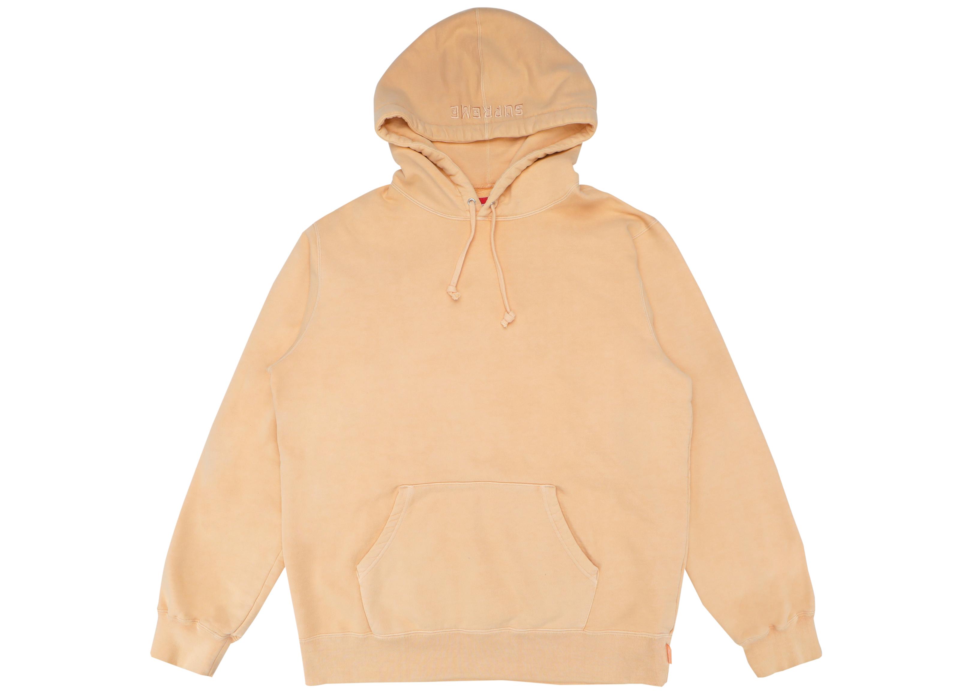 overdyed hooded sweatshirt