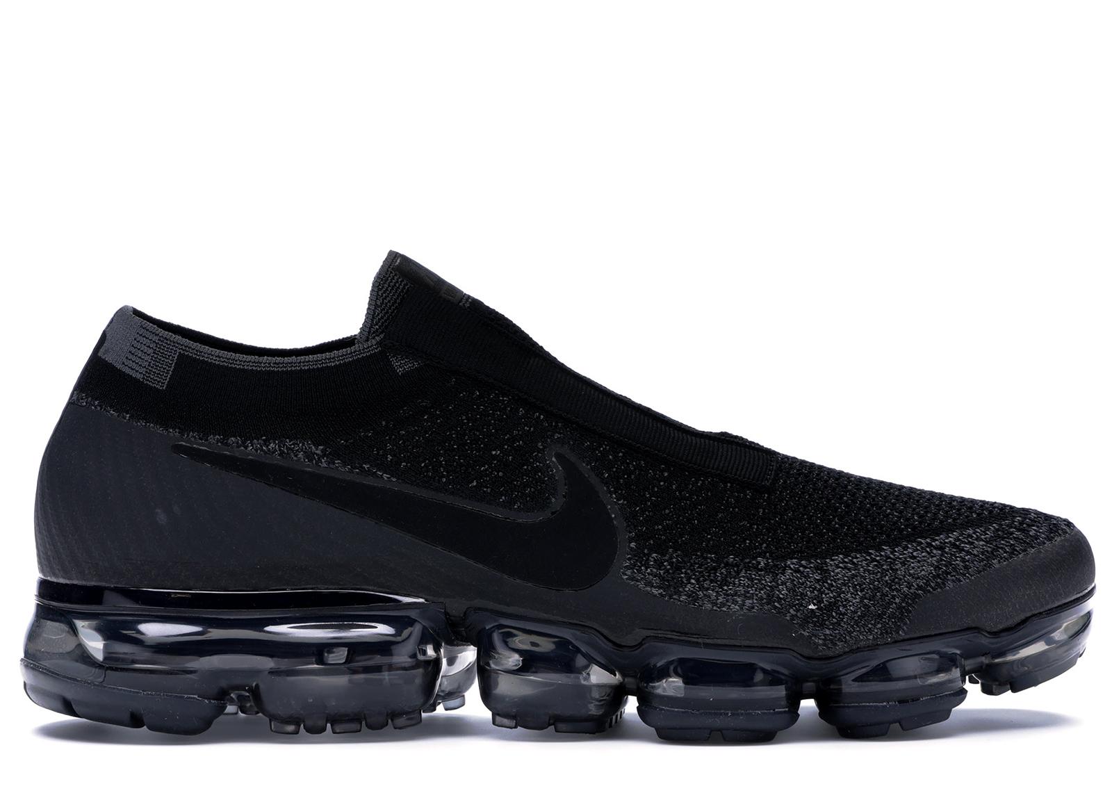 nike vapormax triple black laceless