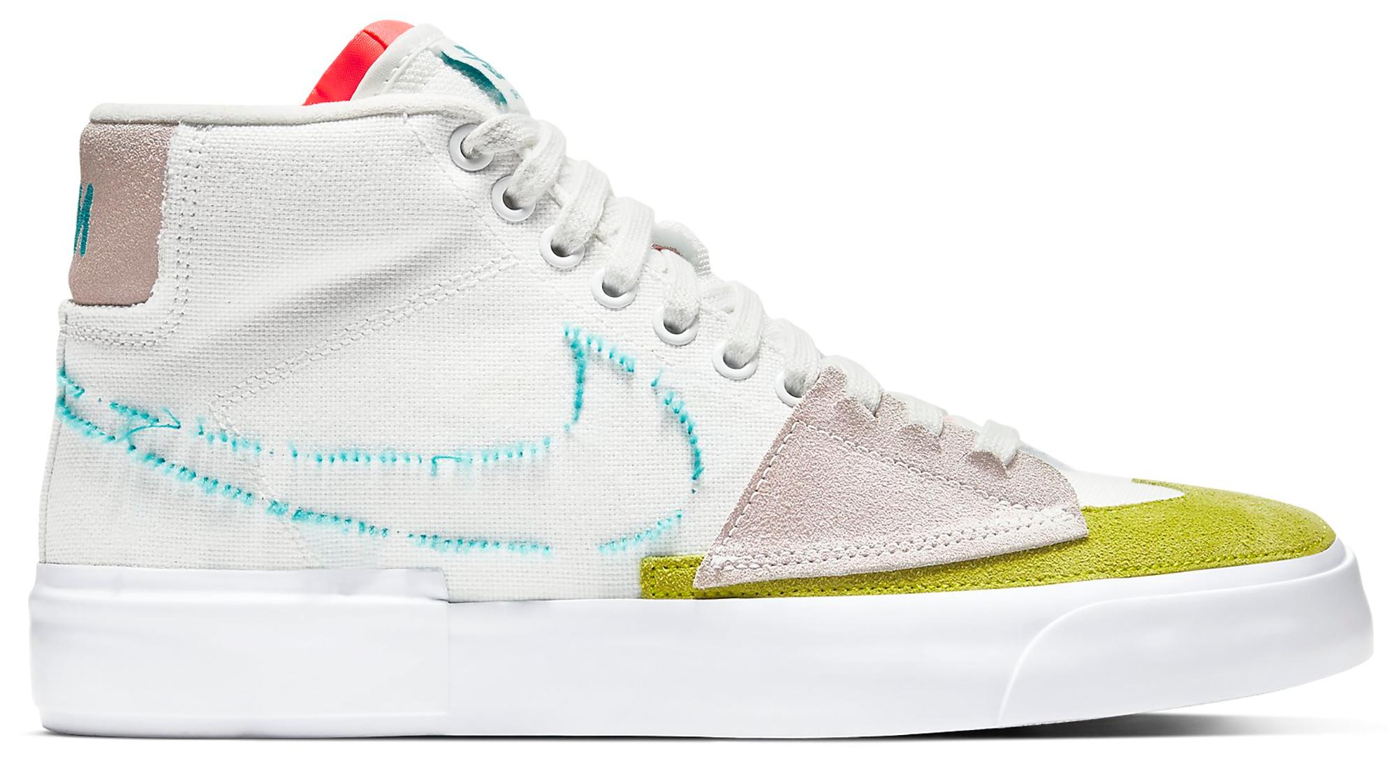 nike sb zoom blazer mid edge white