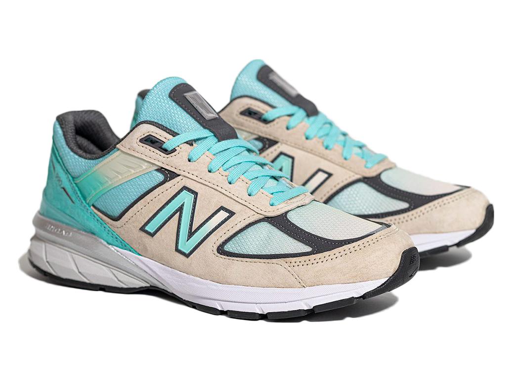 new balance 990 black aqua