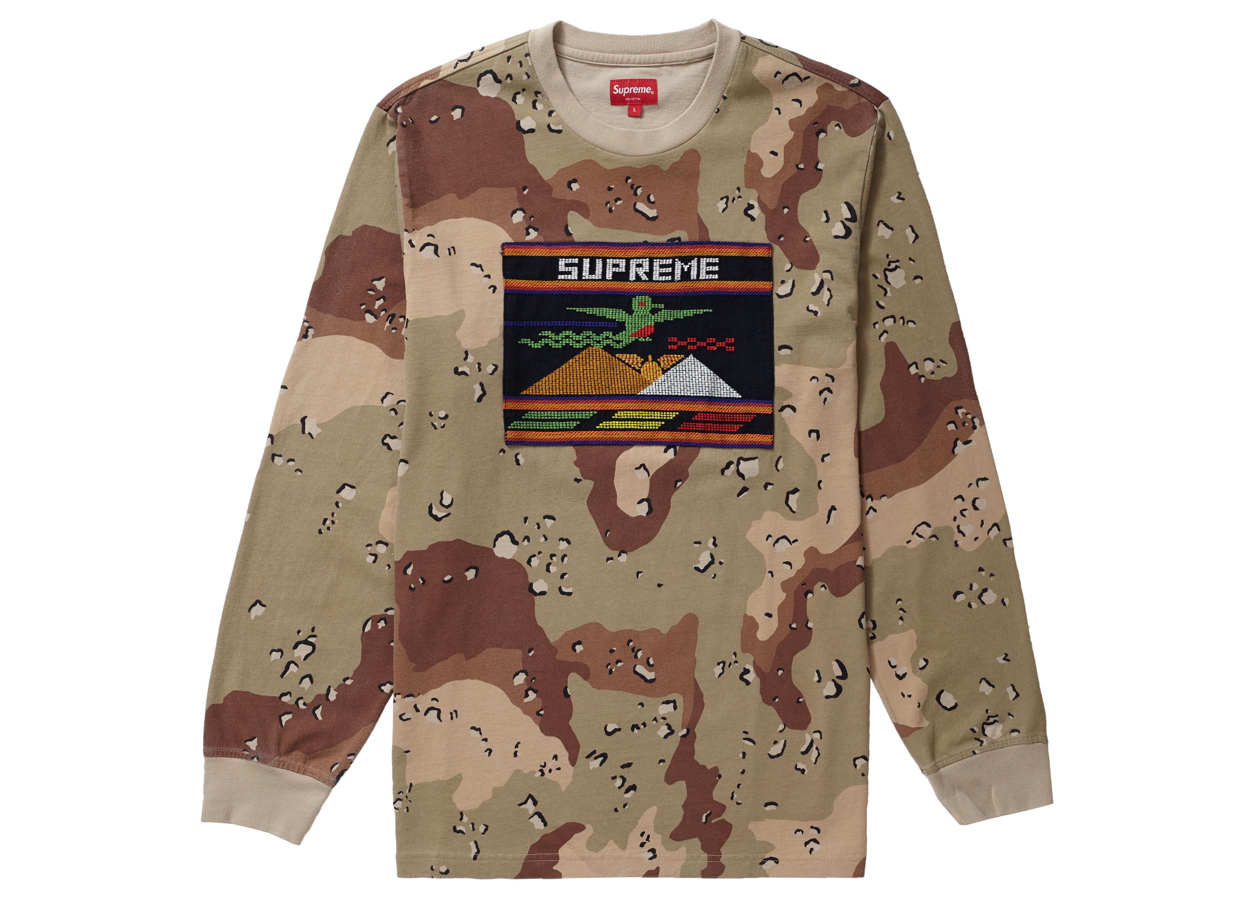 supreme camo long sleeve