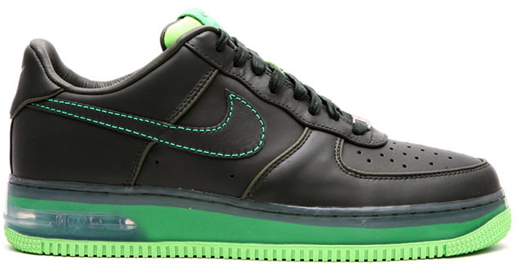 army green and black air force 1