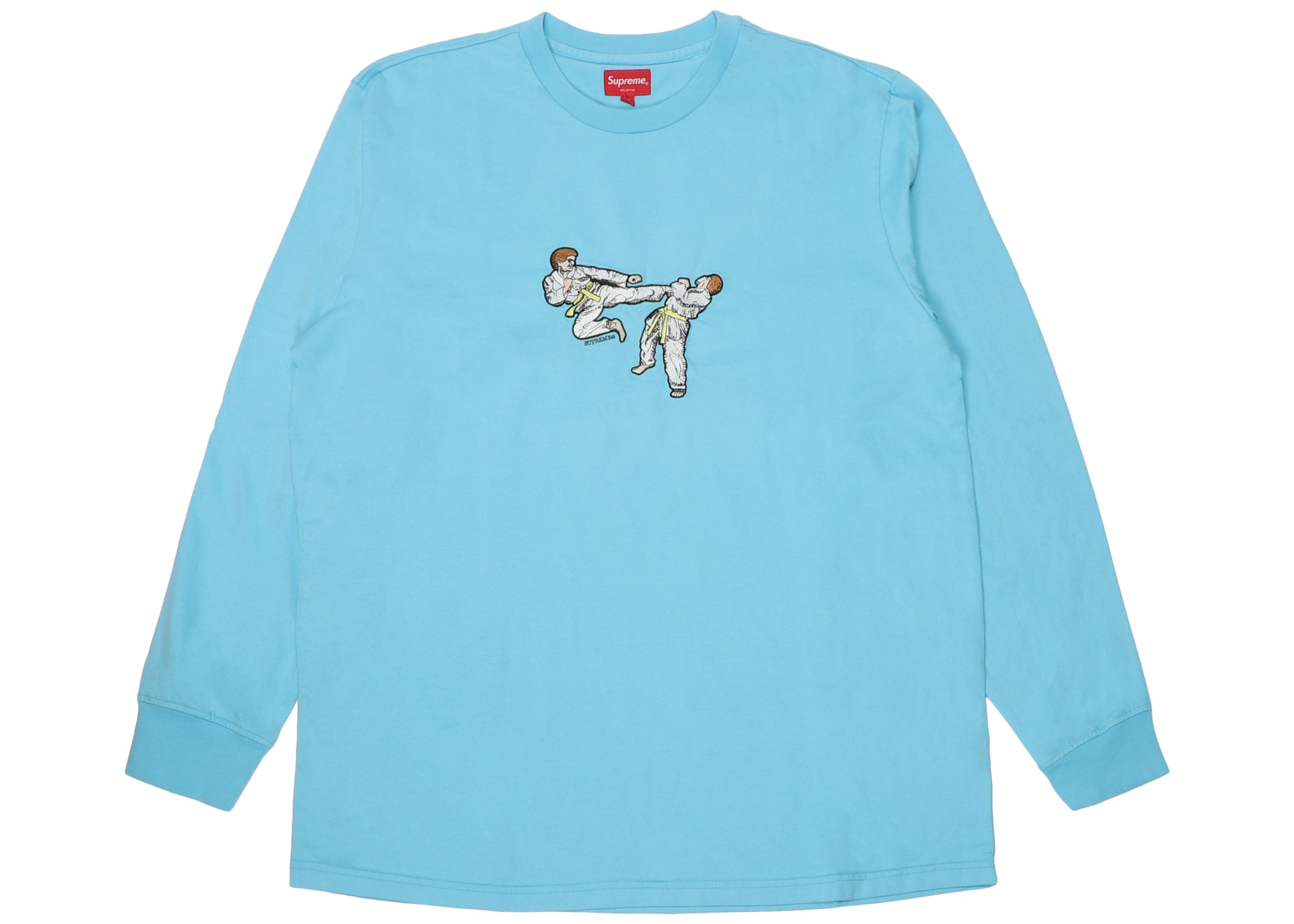 supreme light blue shirt