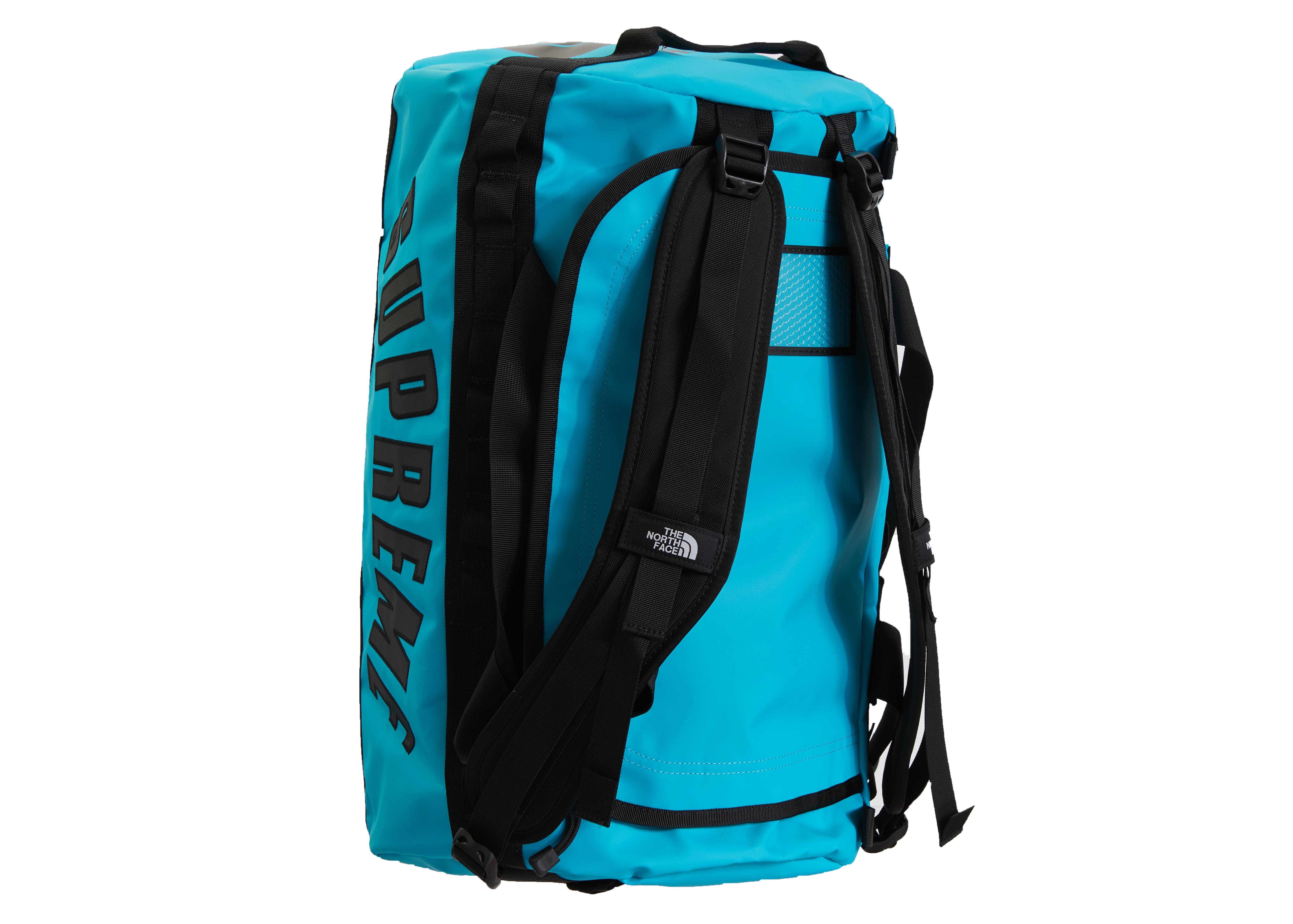 teal supreme duffle bag