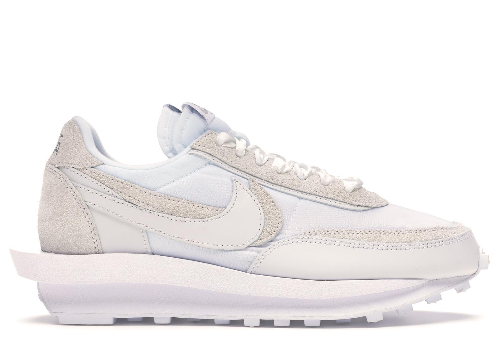 ld waffle white nylon