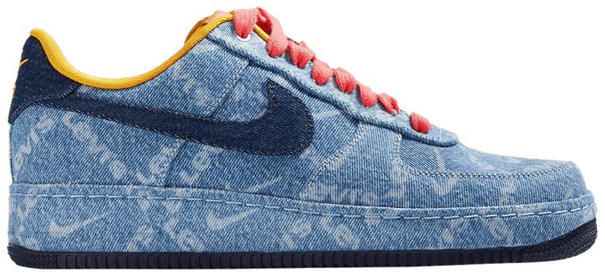 Nike Air Force 1 Low Levi's Exclusive Denim in Light Denim/Dark Denim/Black (Blue) for Men - Lyst