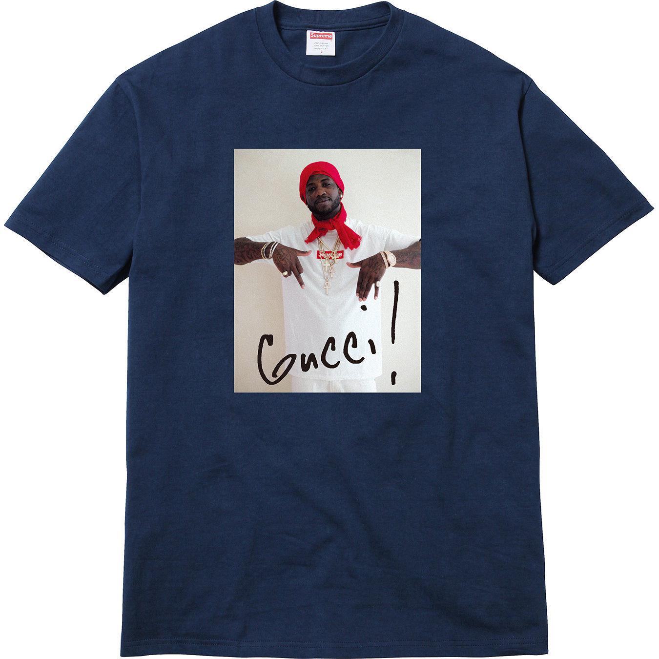 navy blue gucci t shirt