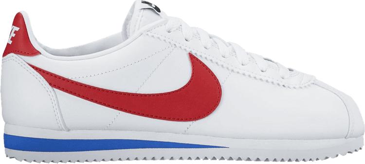 nike white with red and blue