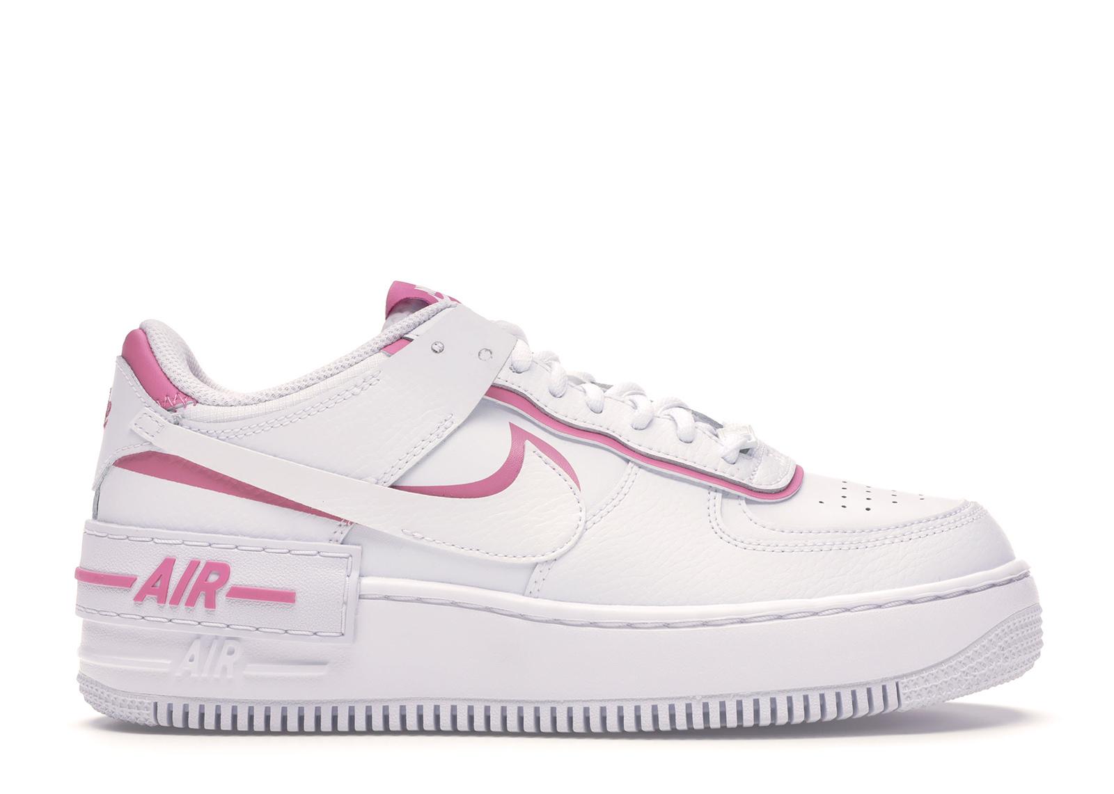 pink and white air force shadow